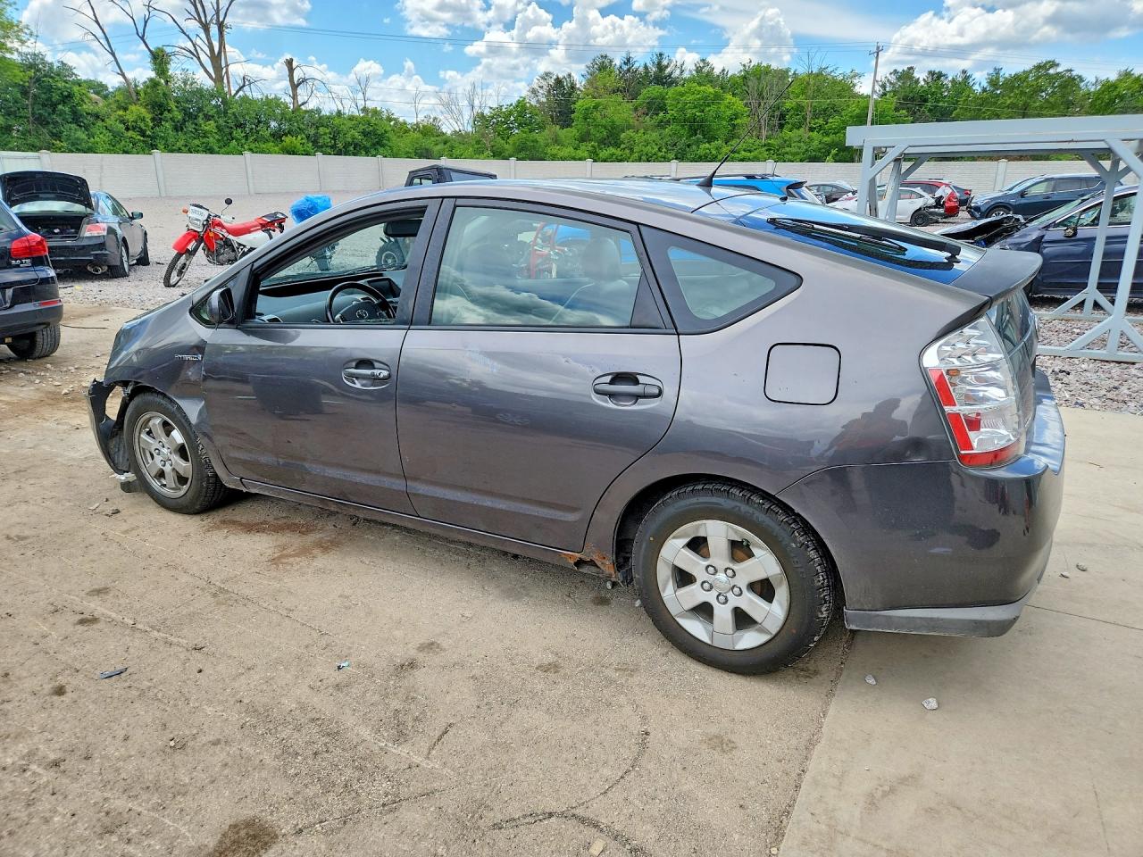 2008 Toyota Prius Base Gray vin: JTDKB20U783308794