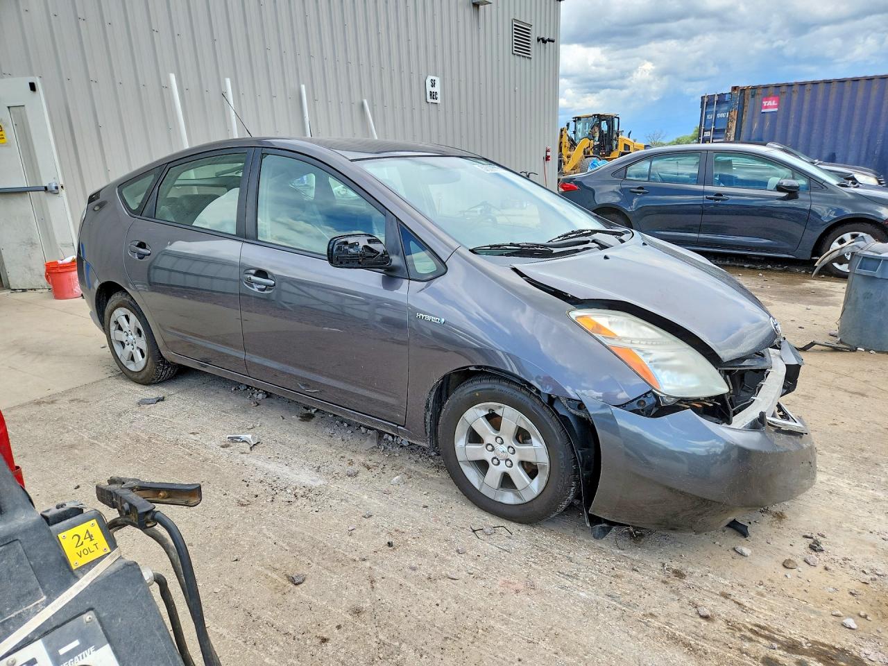 2008 Toyota Prius Base Gray vin: JTDKB20U783308794