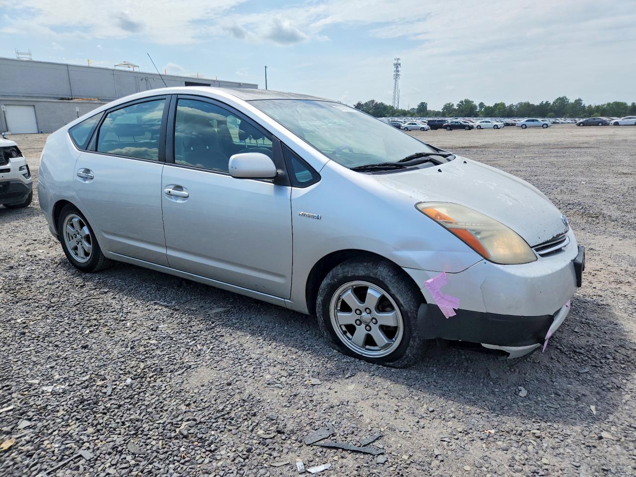 2008 Toyota Prius Base Silver vin: JTDKB20U783310531