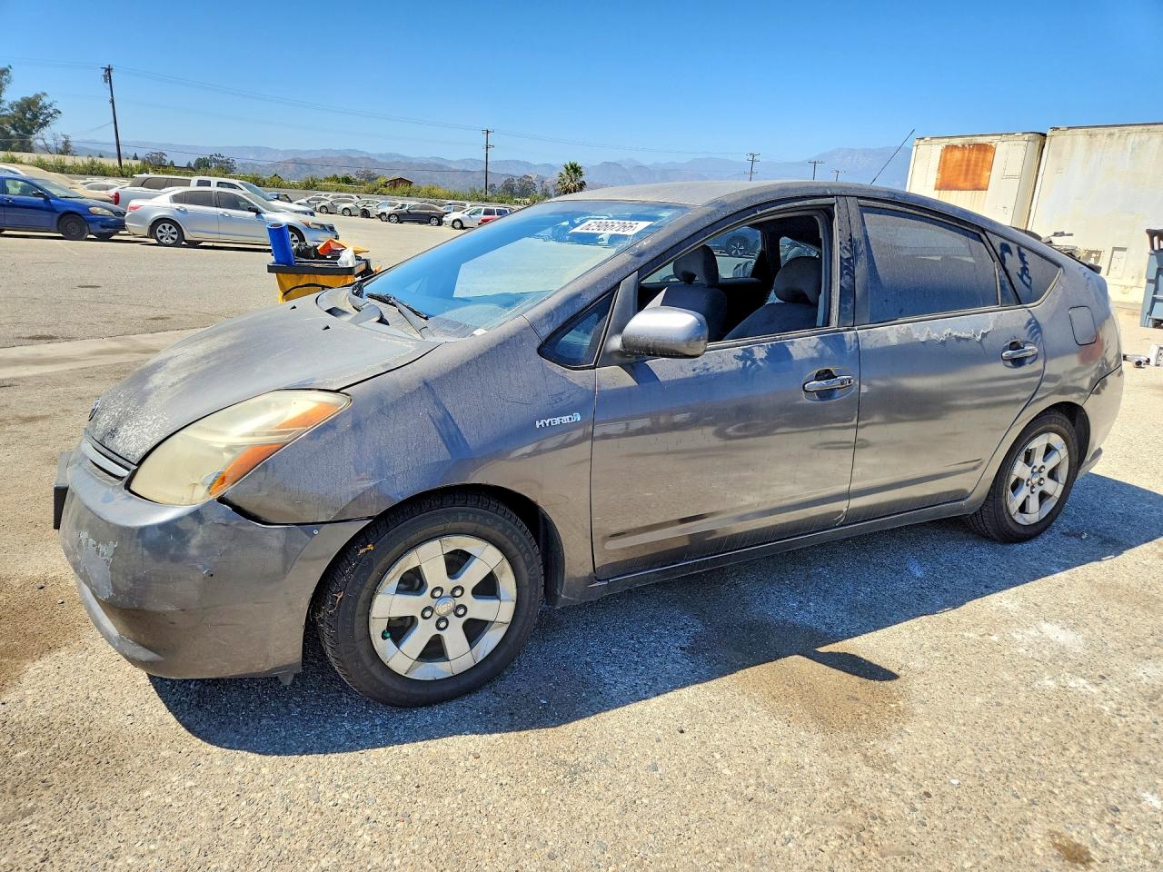 2008 Toyota Prius Base Gray vin: JTDKB20U783312814