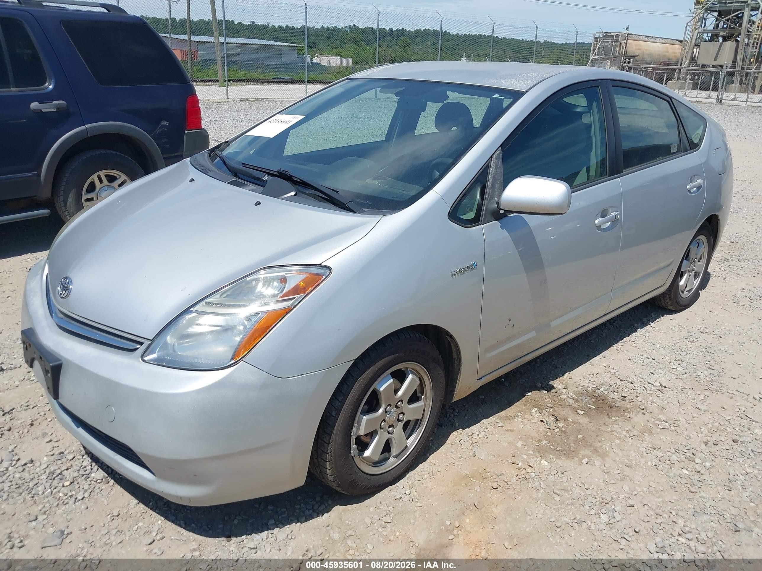 2008 Toyota Prius   Silver vin: JTDKB20U783317284