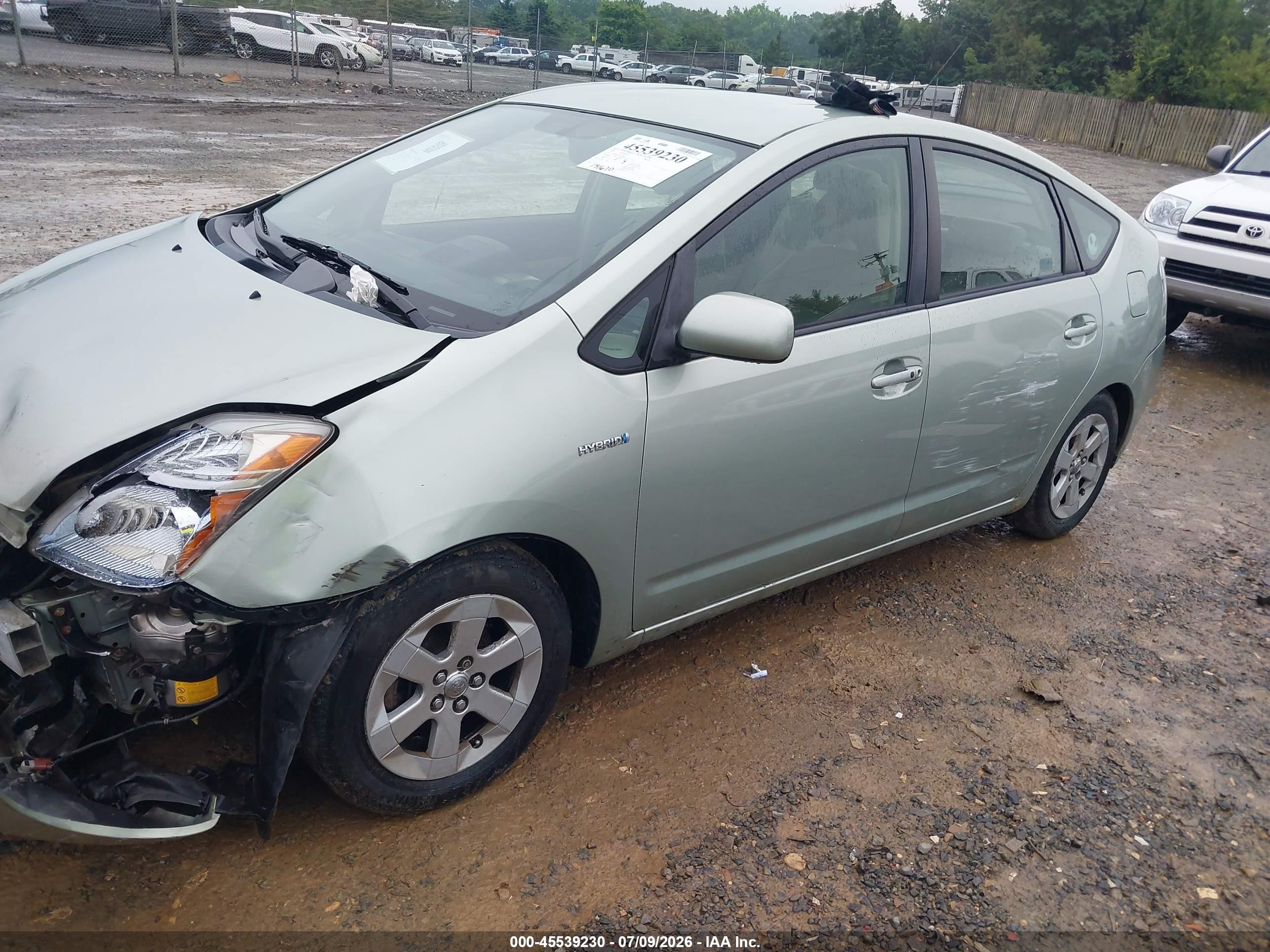 2008 Toyota Prius   Pewter vin: JTDKB20U783339432