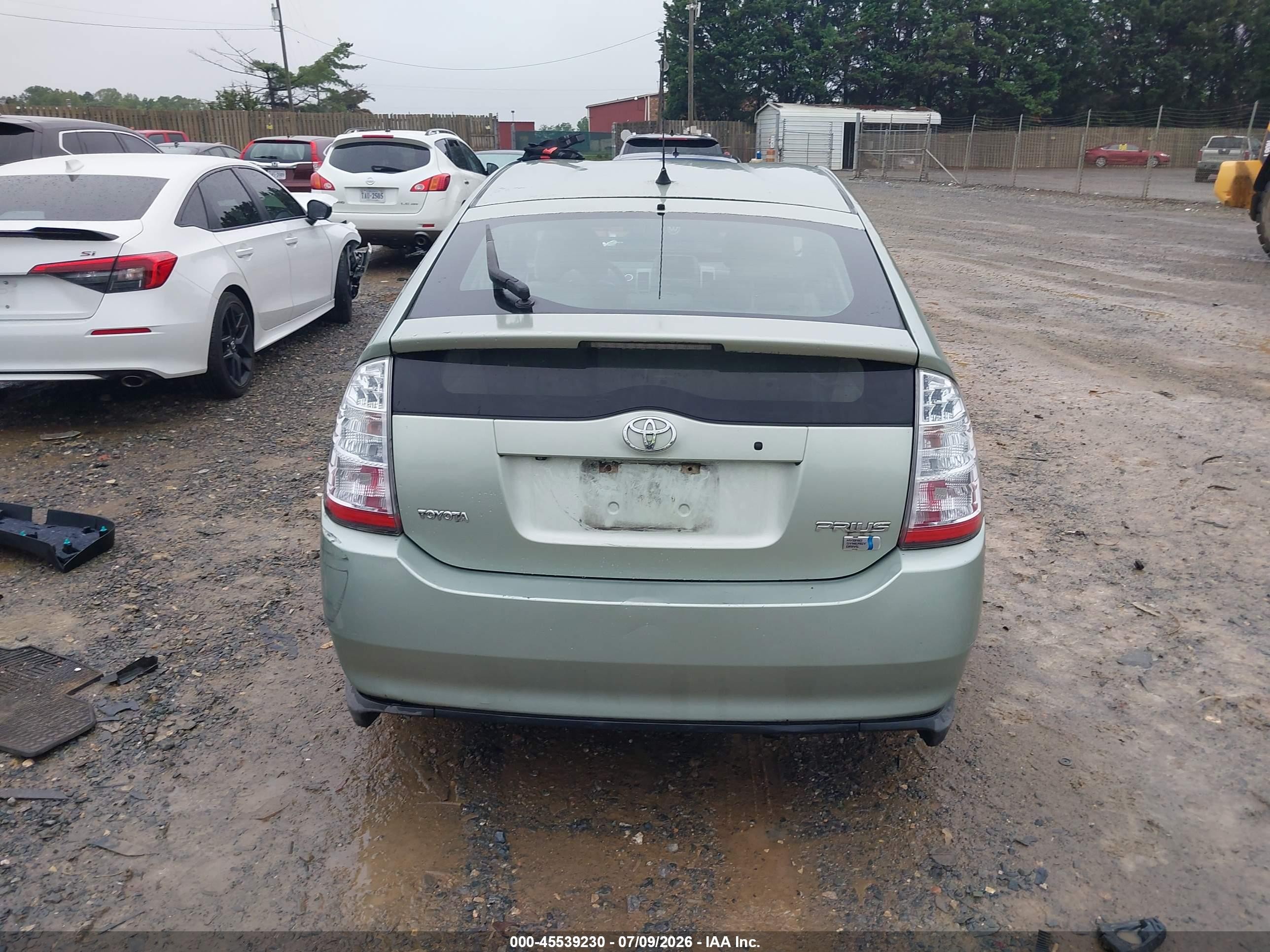 2008 Toyota Prius   Pewter vin: JTDKB20U783339432