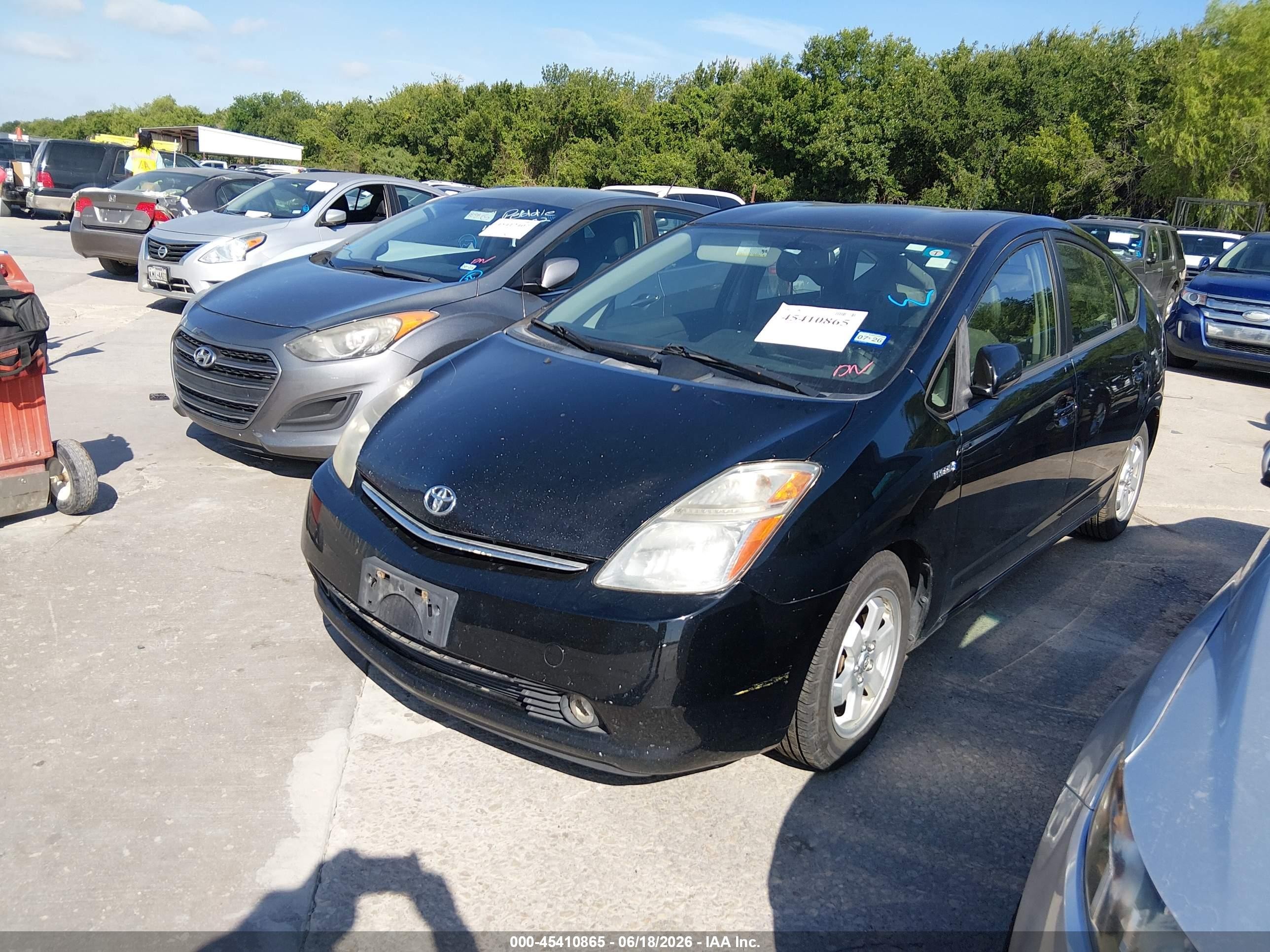 2008 Toyota Prius   Black vin: JTDKB20U783363858