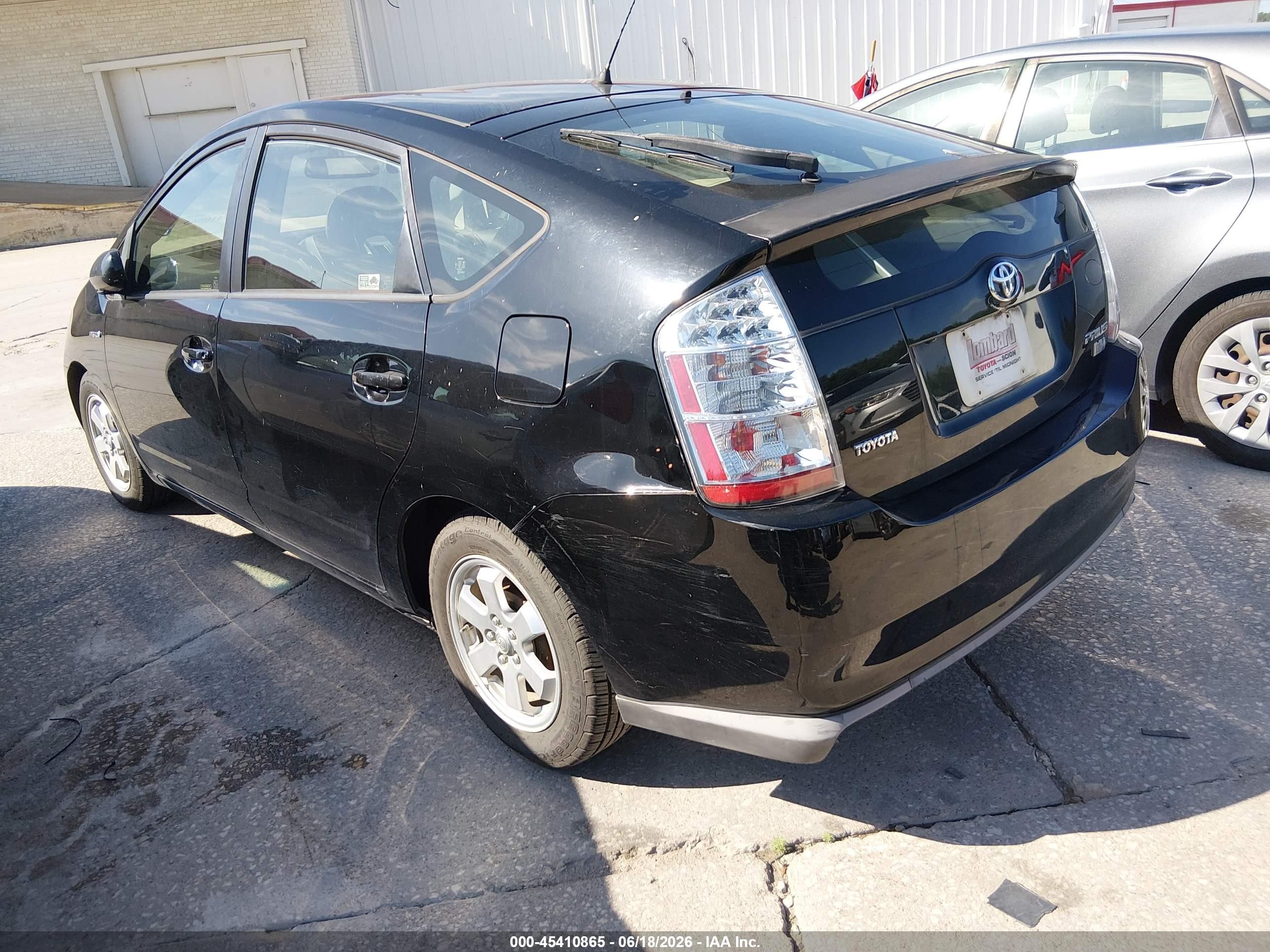 2008 Toyota Prius   Black vin: JTDKB20U783363858