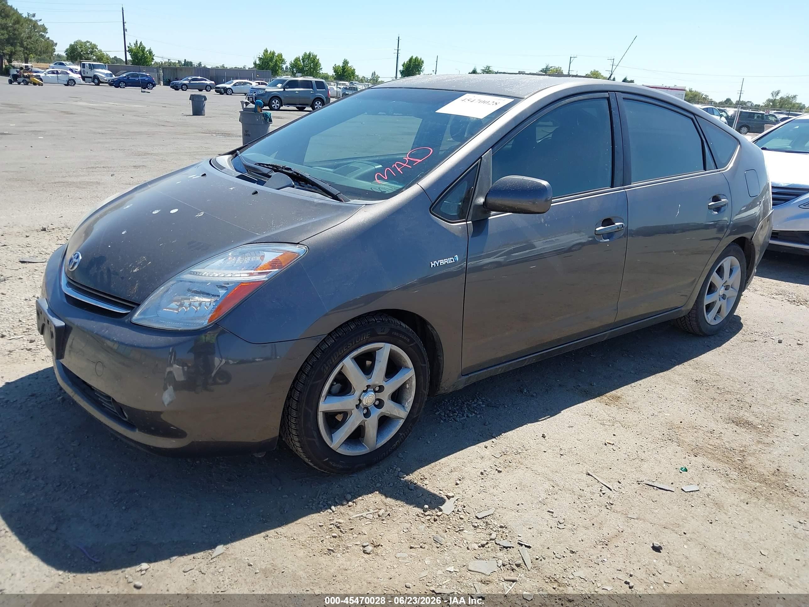 2008 Toyota Prius Touring Gray vin: JTDKB20U783366159