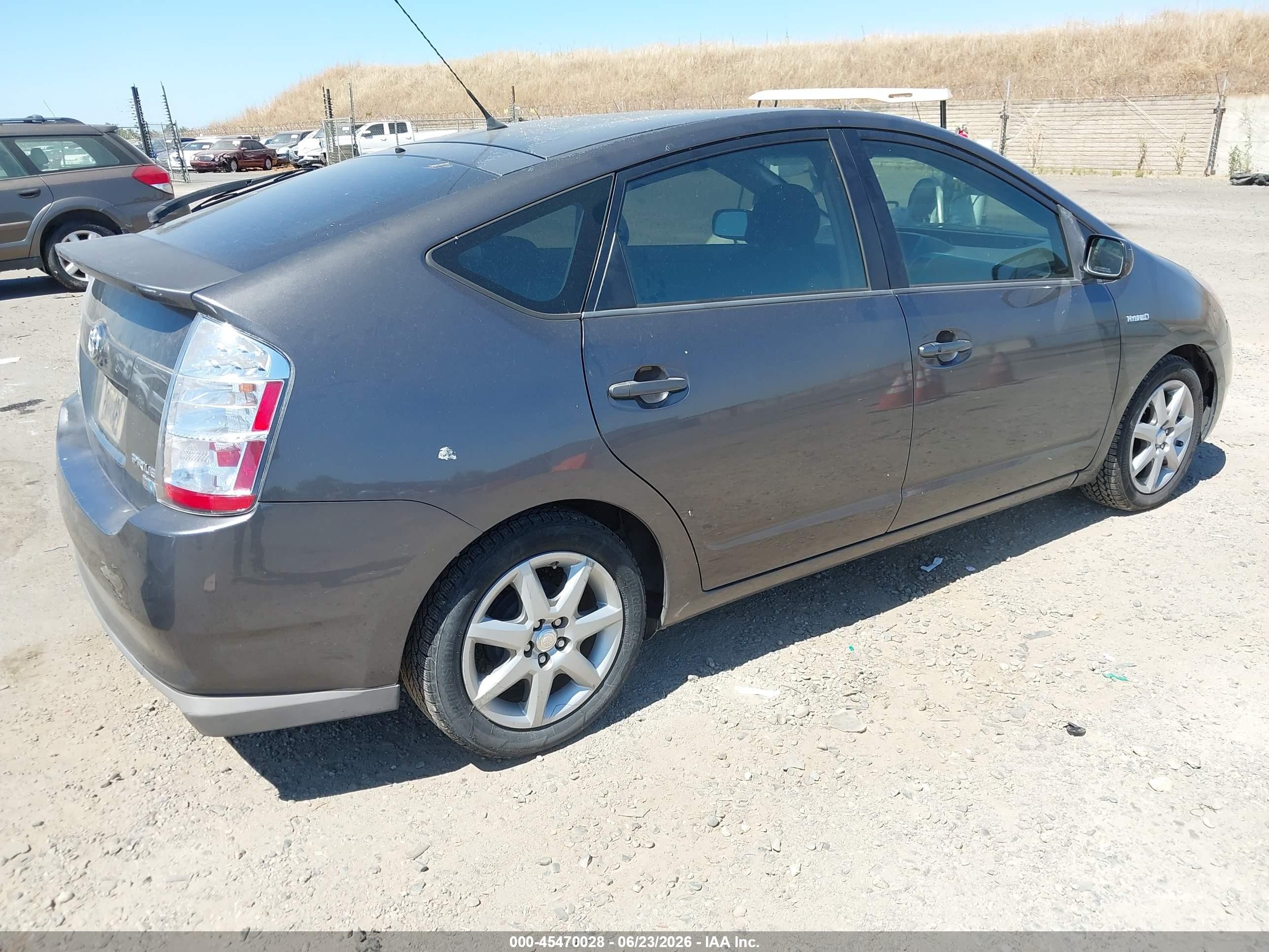2008 Toyota Prius Touring Gray vin: JTDKB20U783366159