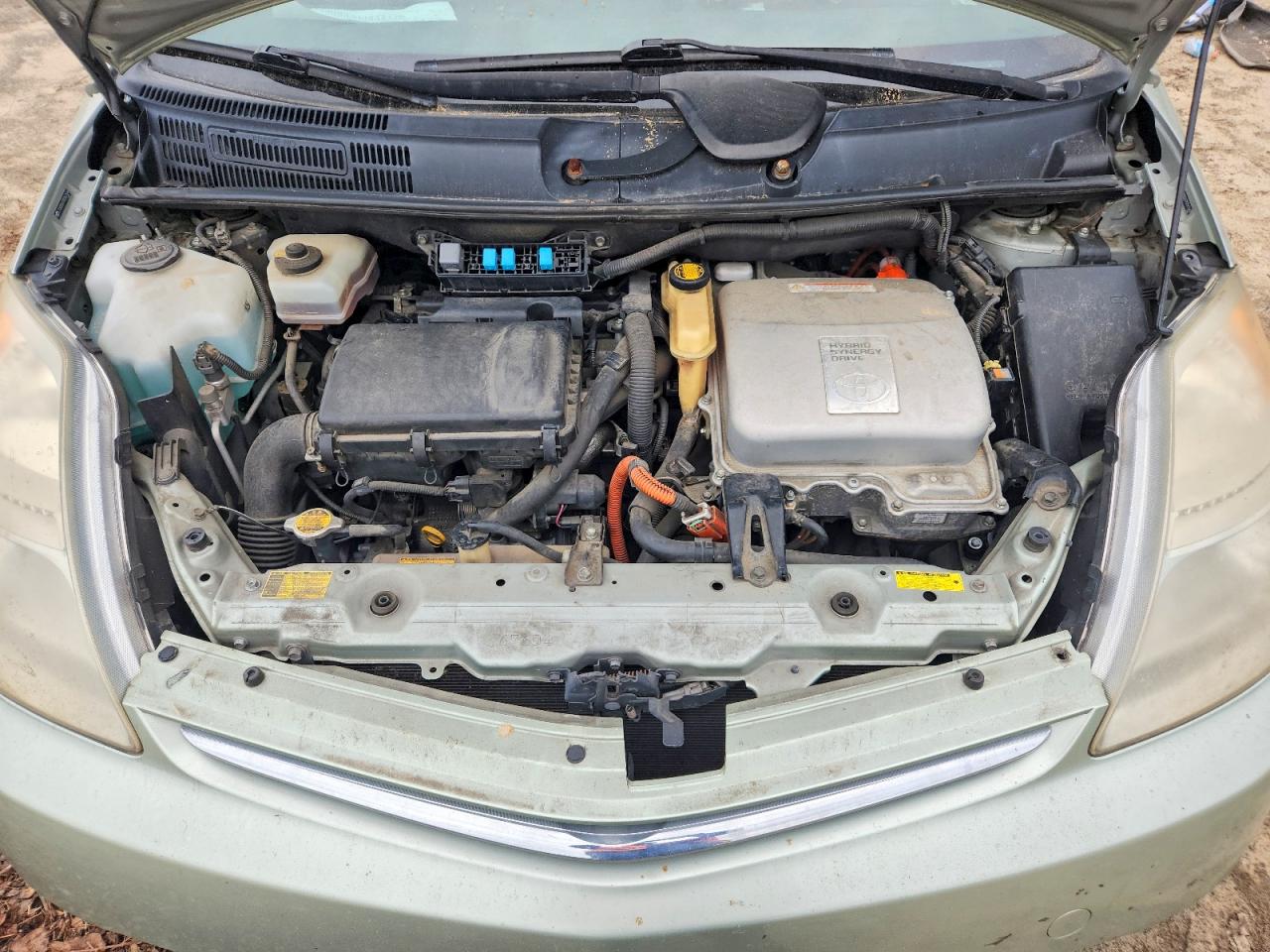 2008 Toyota Prius Base Зеленый vin: JTDKB20U783367649