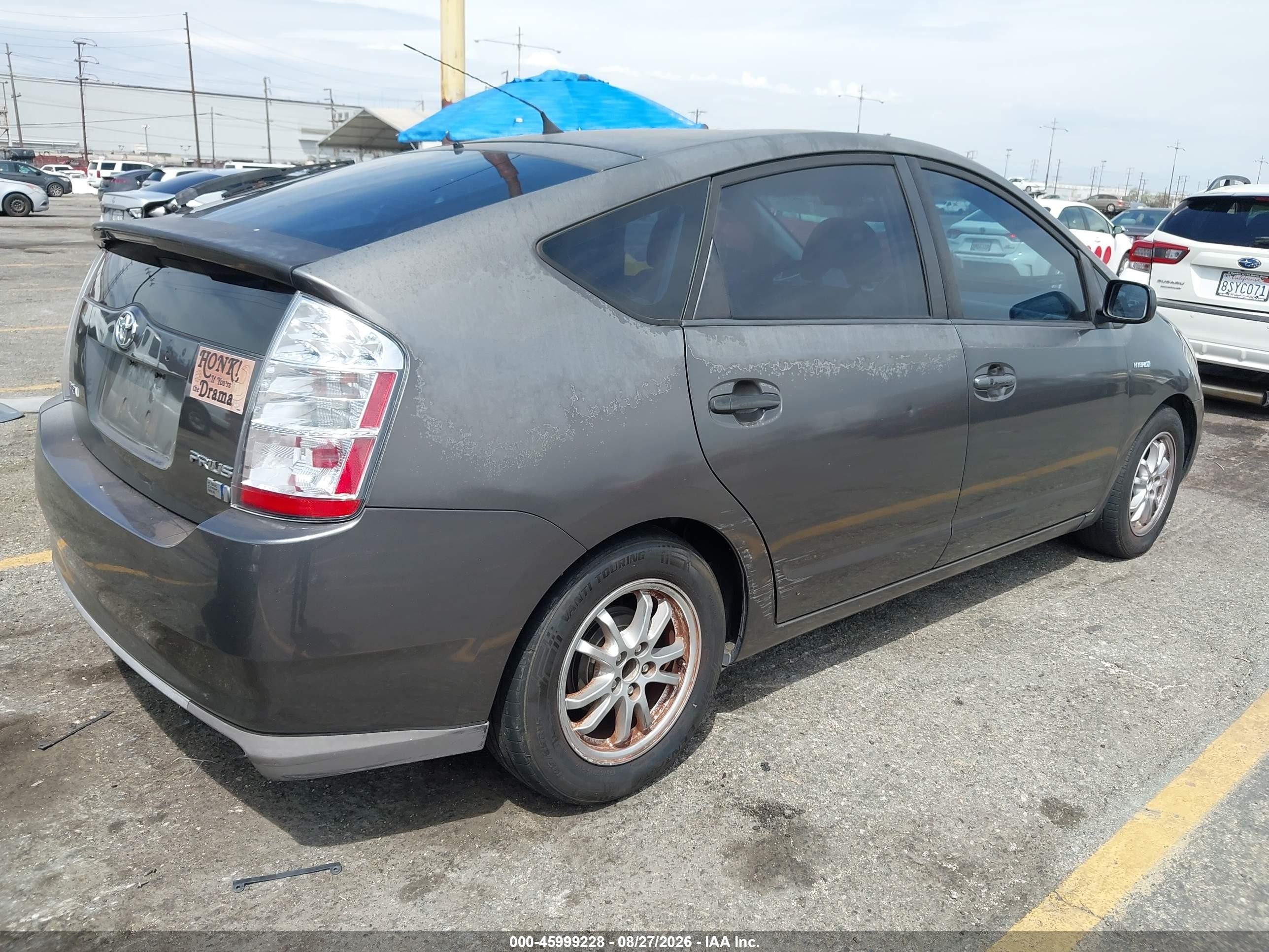 2008 Toyota Prius   Brown vin: JTDKB20U783375136