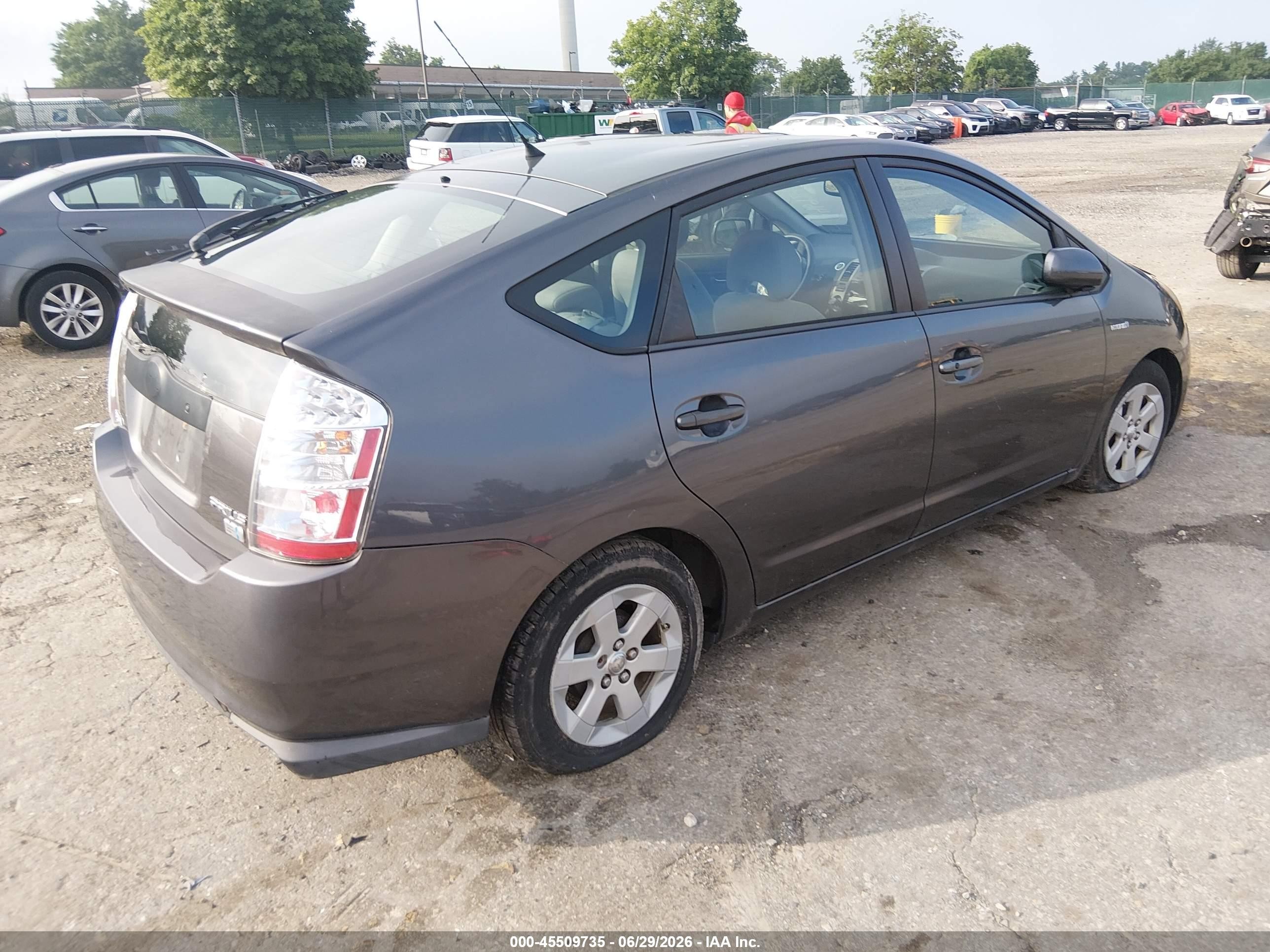 2008 Toyota Prius   Gray vin: JTDKB20U783375363