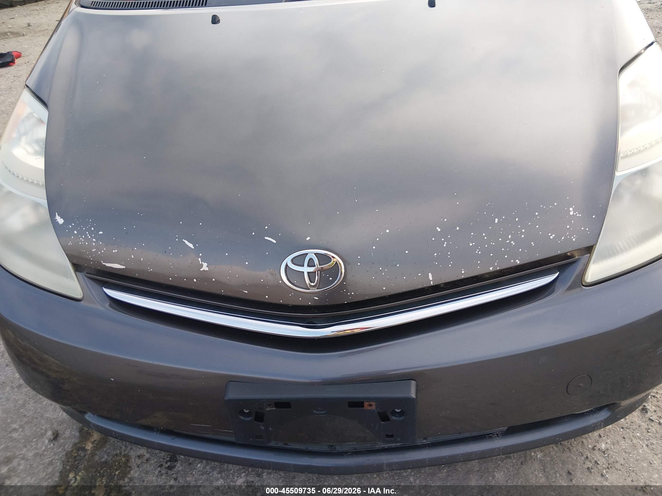 2008 Toyota Prius   Gray vin: JTDKB20U783375363