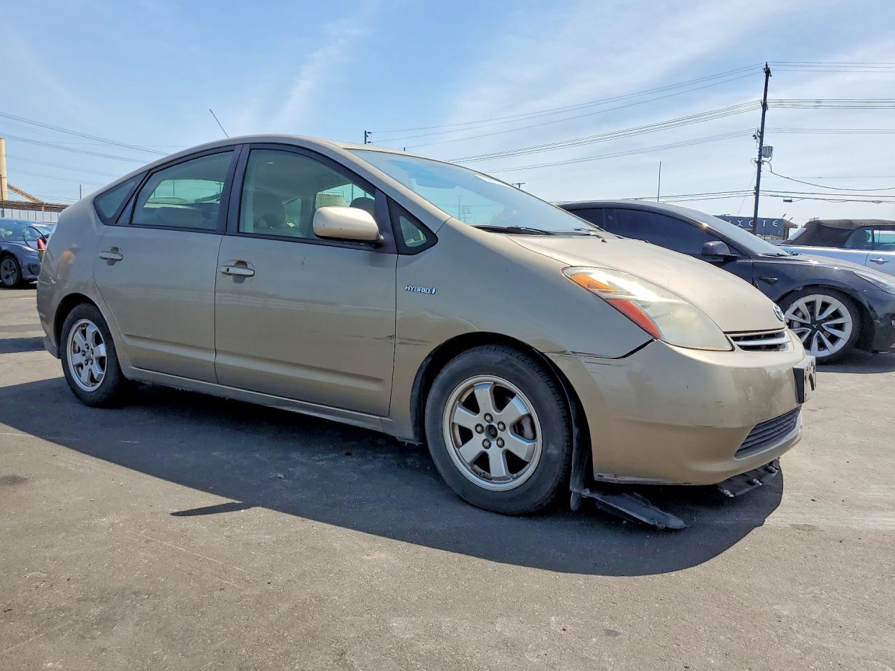 2008 Toyota Prius Base Tan vin: JTDKB20U783379607