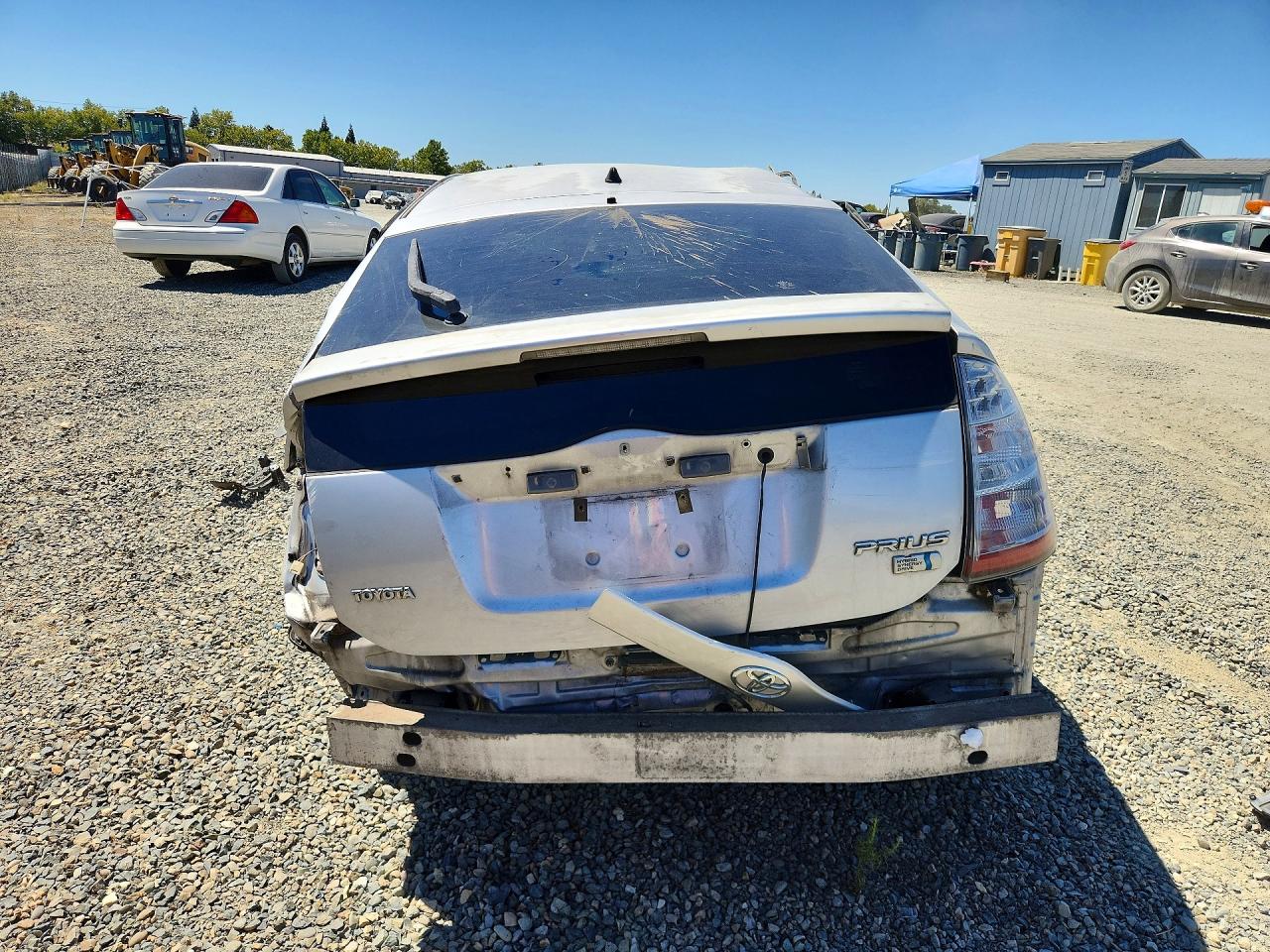 2008 Toyota Prius Base Серебряный vin: JTDKB20U783380725