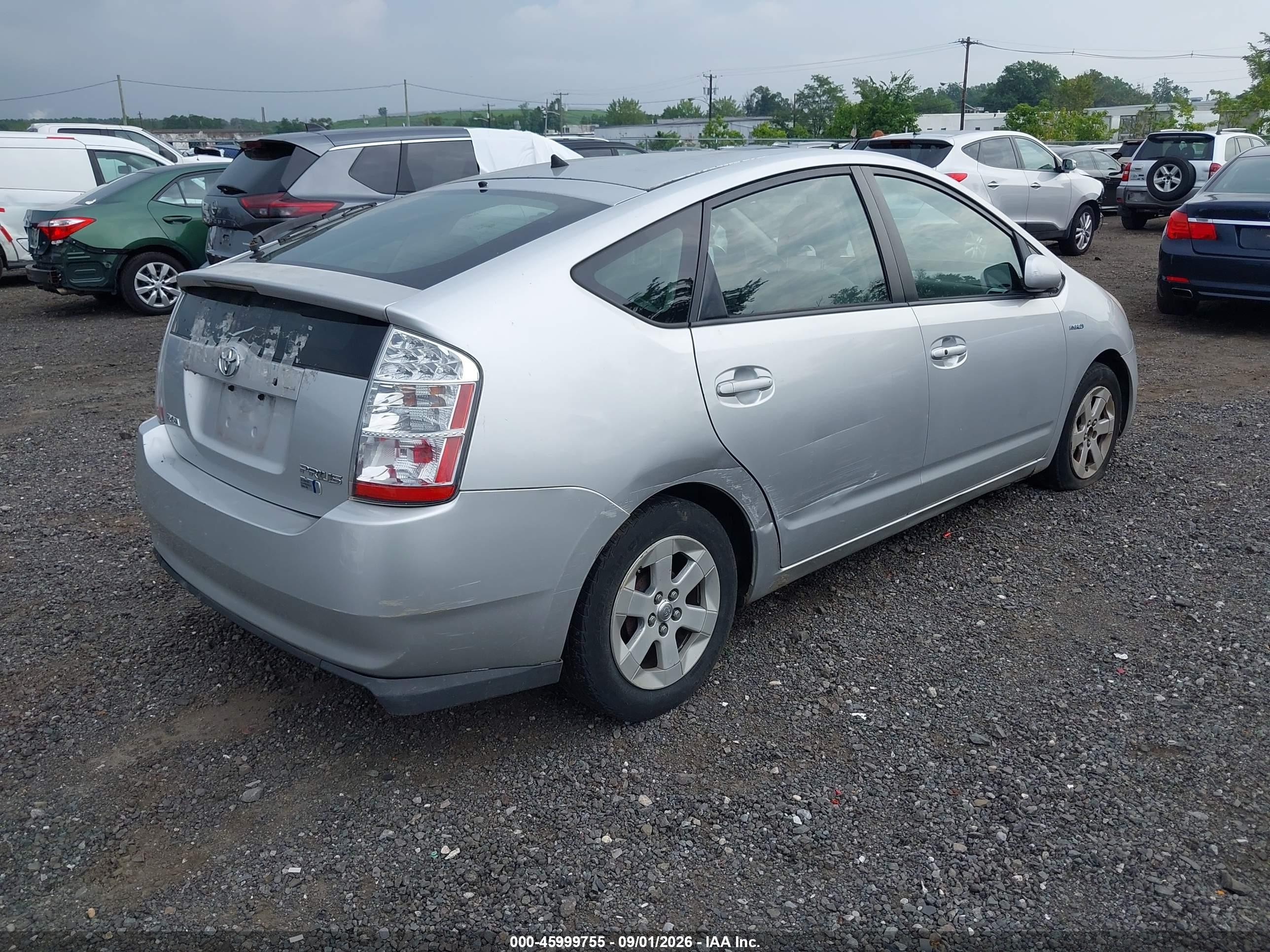 2008 Toyota Prius   Silver vin: JTDKB20U783388176