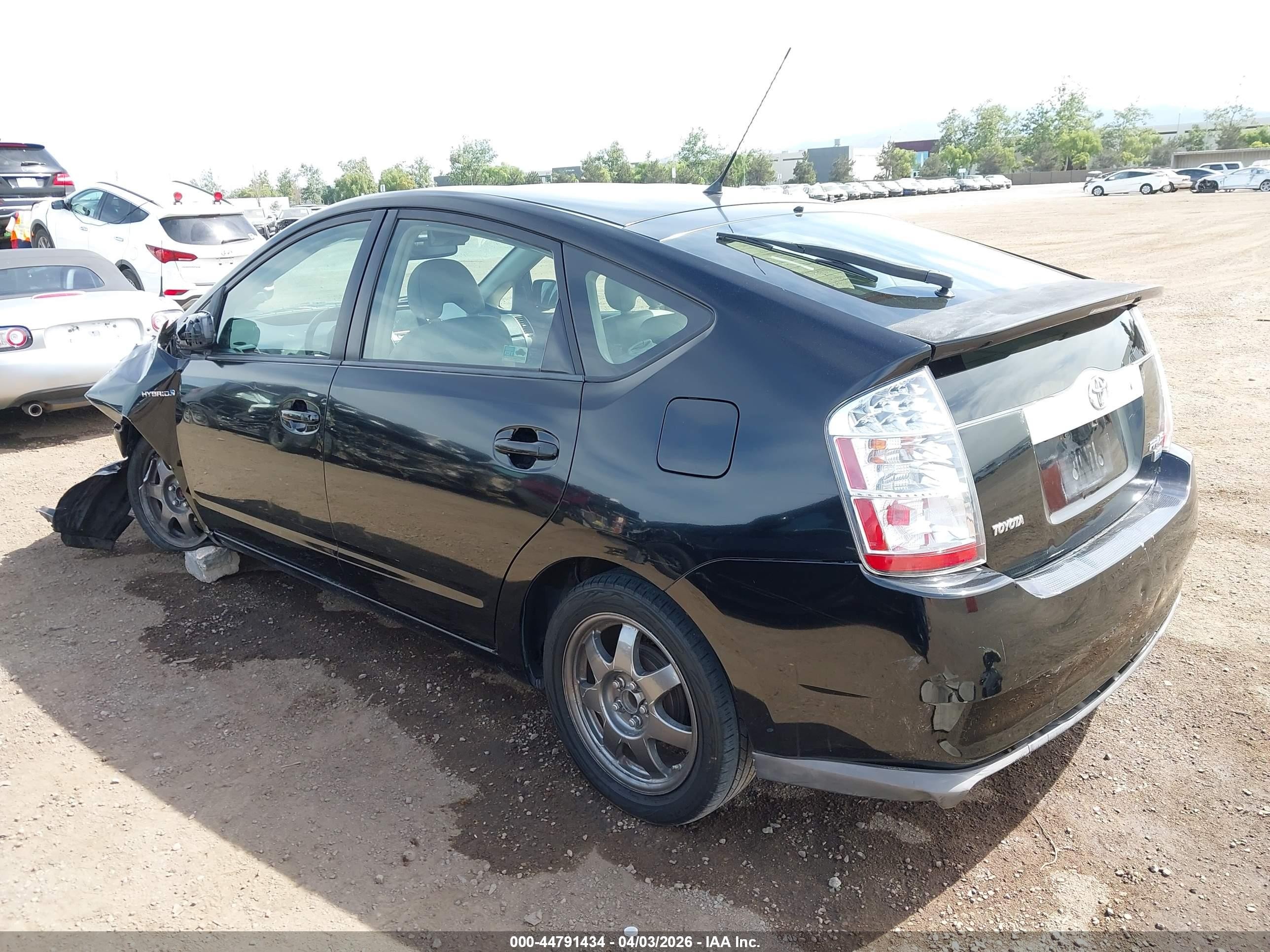 2008 Toyota Prius Touring Black vin: JTDKB20U783392454