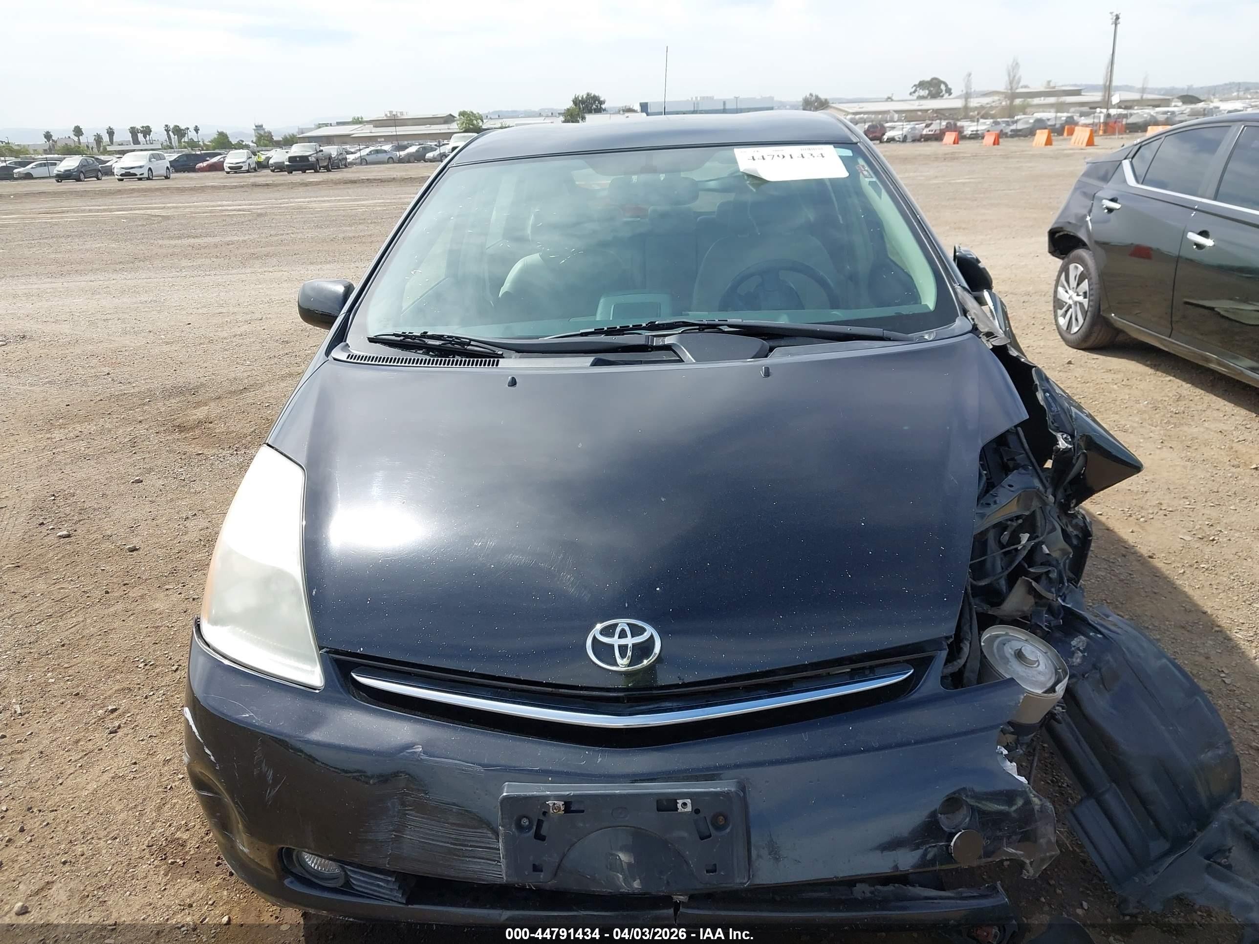 2008 Toyota Prius Touring Black vin: JTDKB20U783392454