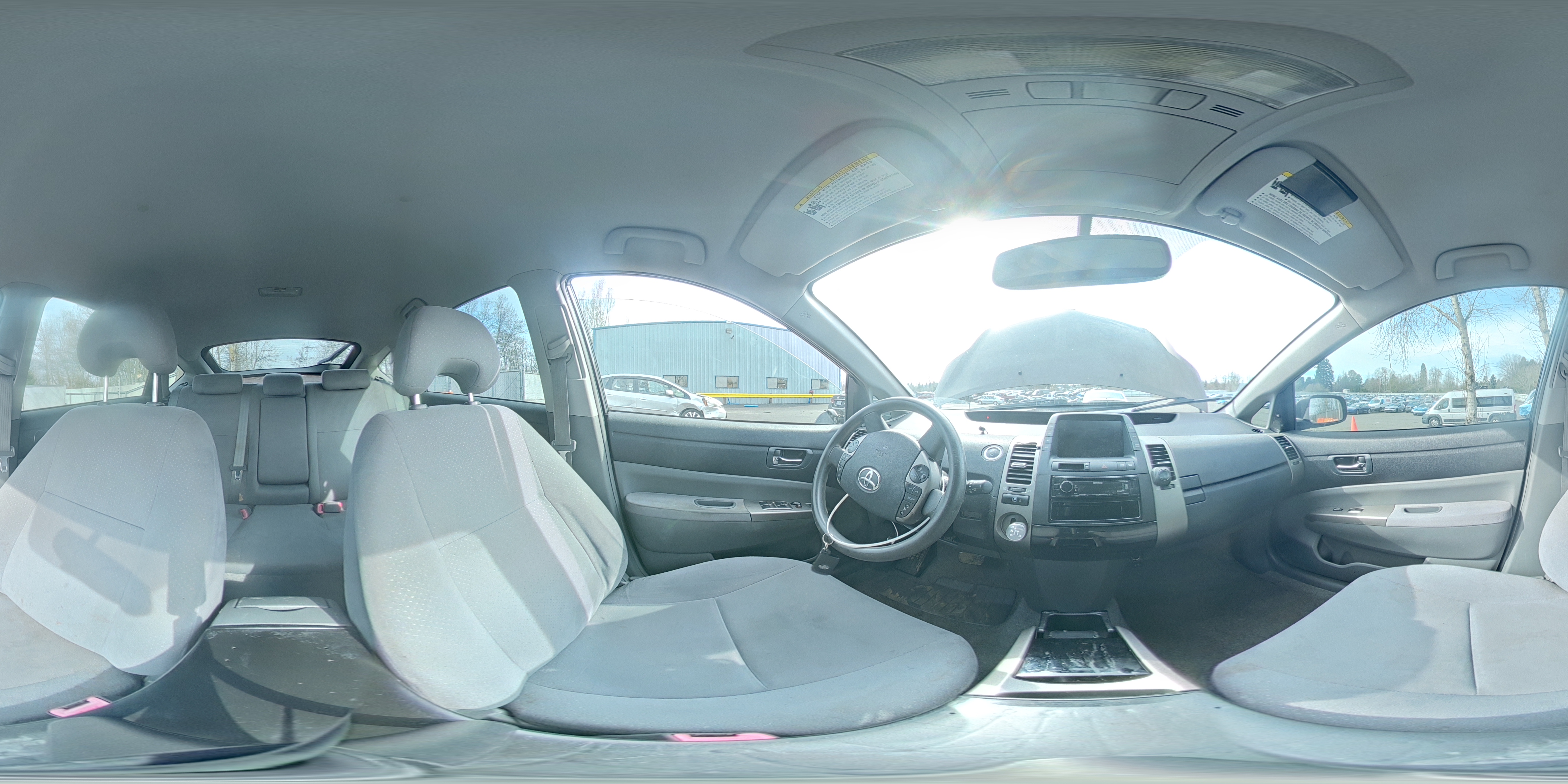 2008 Toyota Prius Base Серебряный vin: JTDKB20U783395449