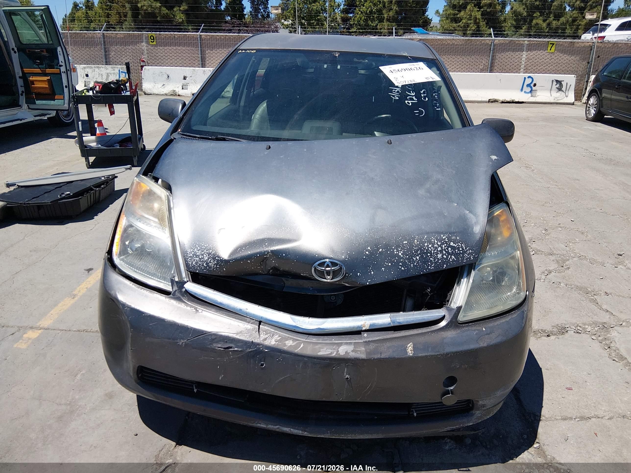 2008 Toyota Prius   Gray vin: JTDKB20U783405767