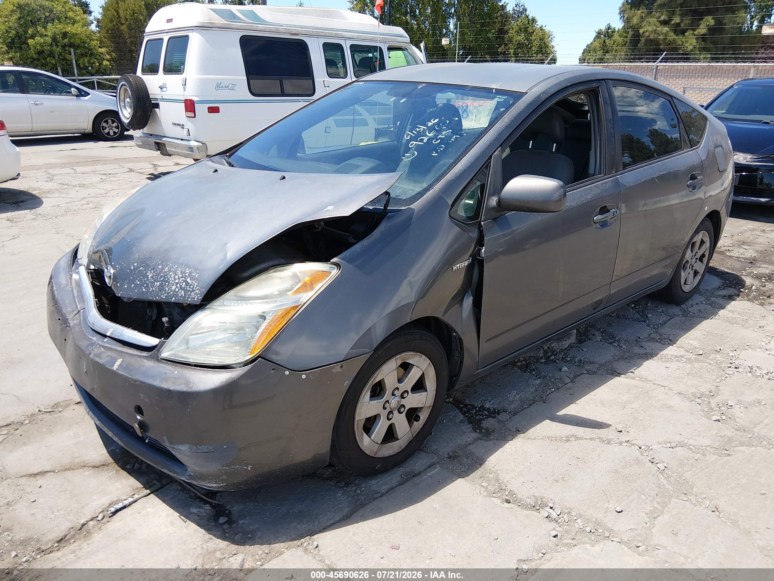2008 Toyota Prius   Gray vin: JTDKB20U783405767