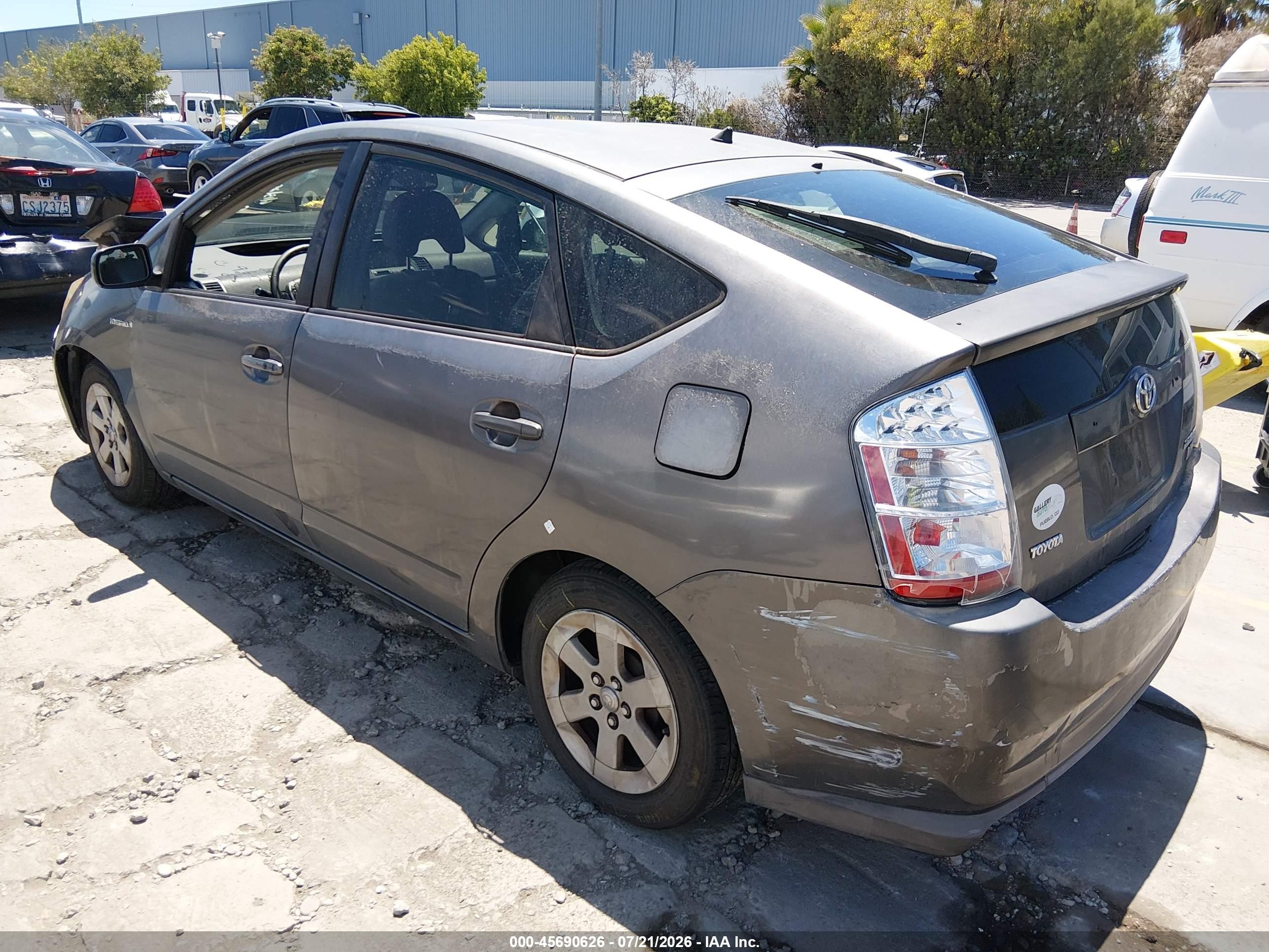2008 Toyota Prius   Gray vin: JTDKB20U783405767