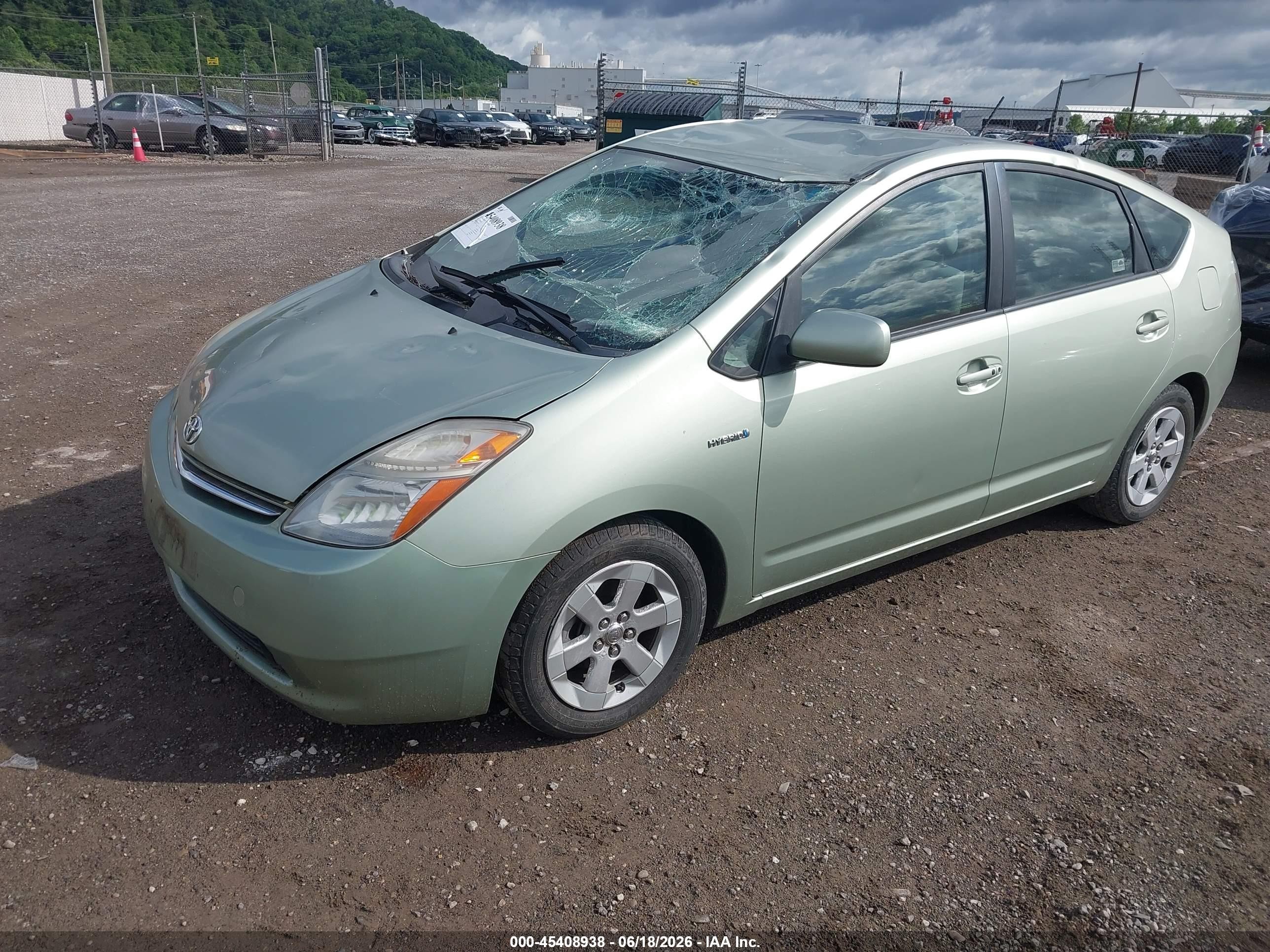 2008 Toyota Prius   Green vin: JTDKB20U783410287