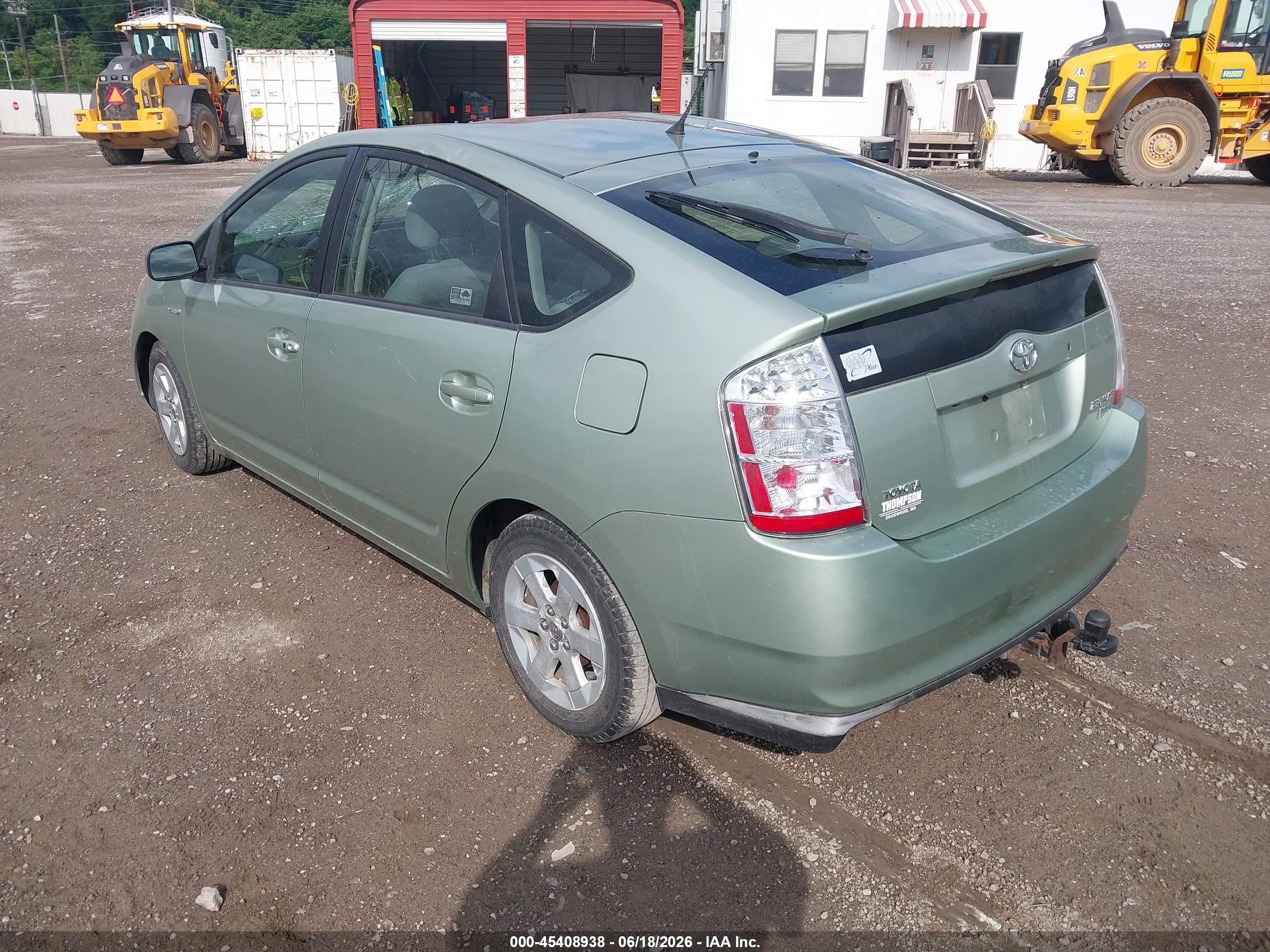 2008 Toyota Prius   Green vin: JTDKB20U783410287