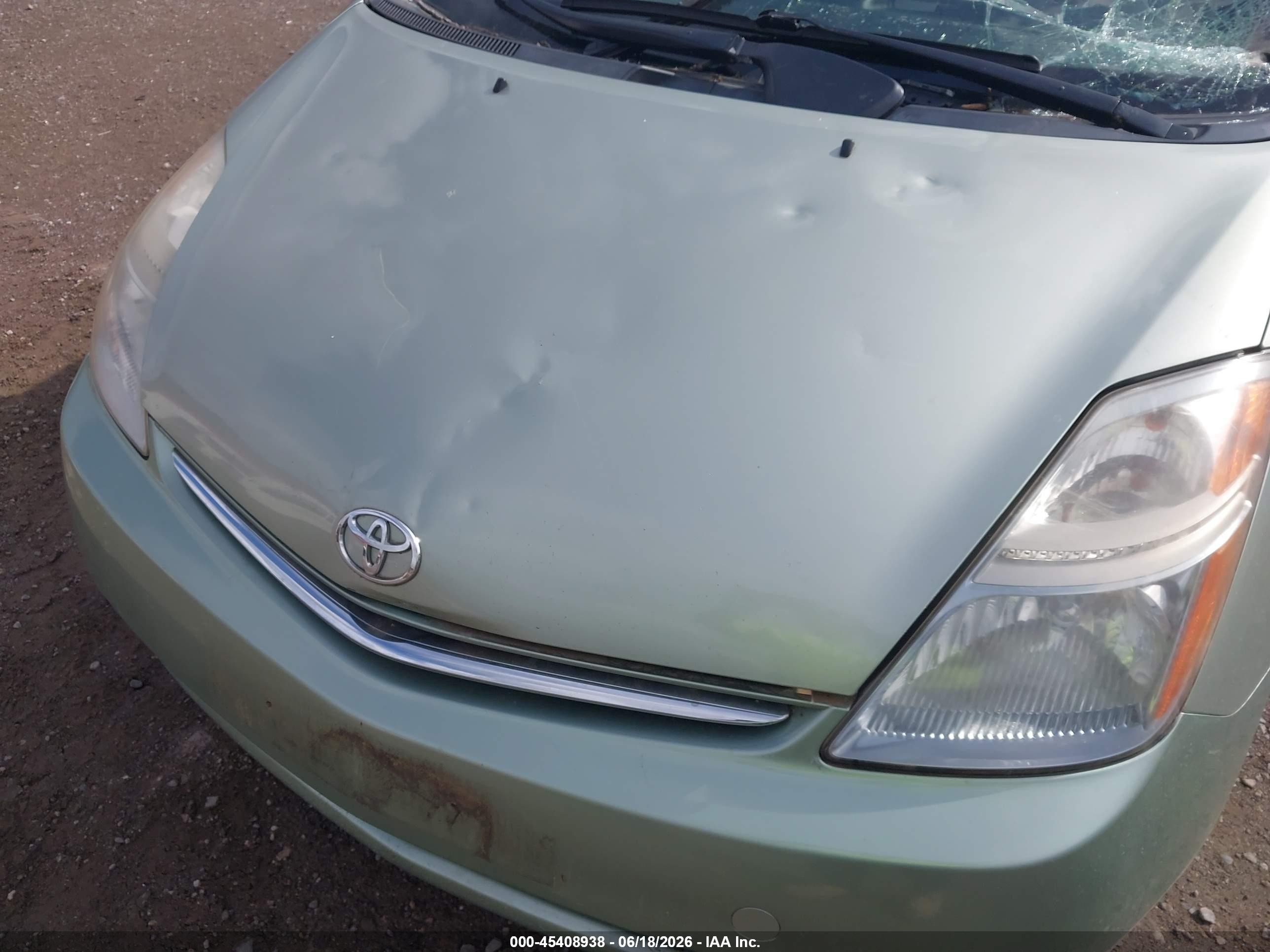 2008 Toyota Prius   Green vin: JTDKB20U783410287