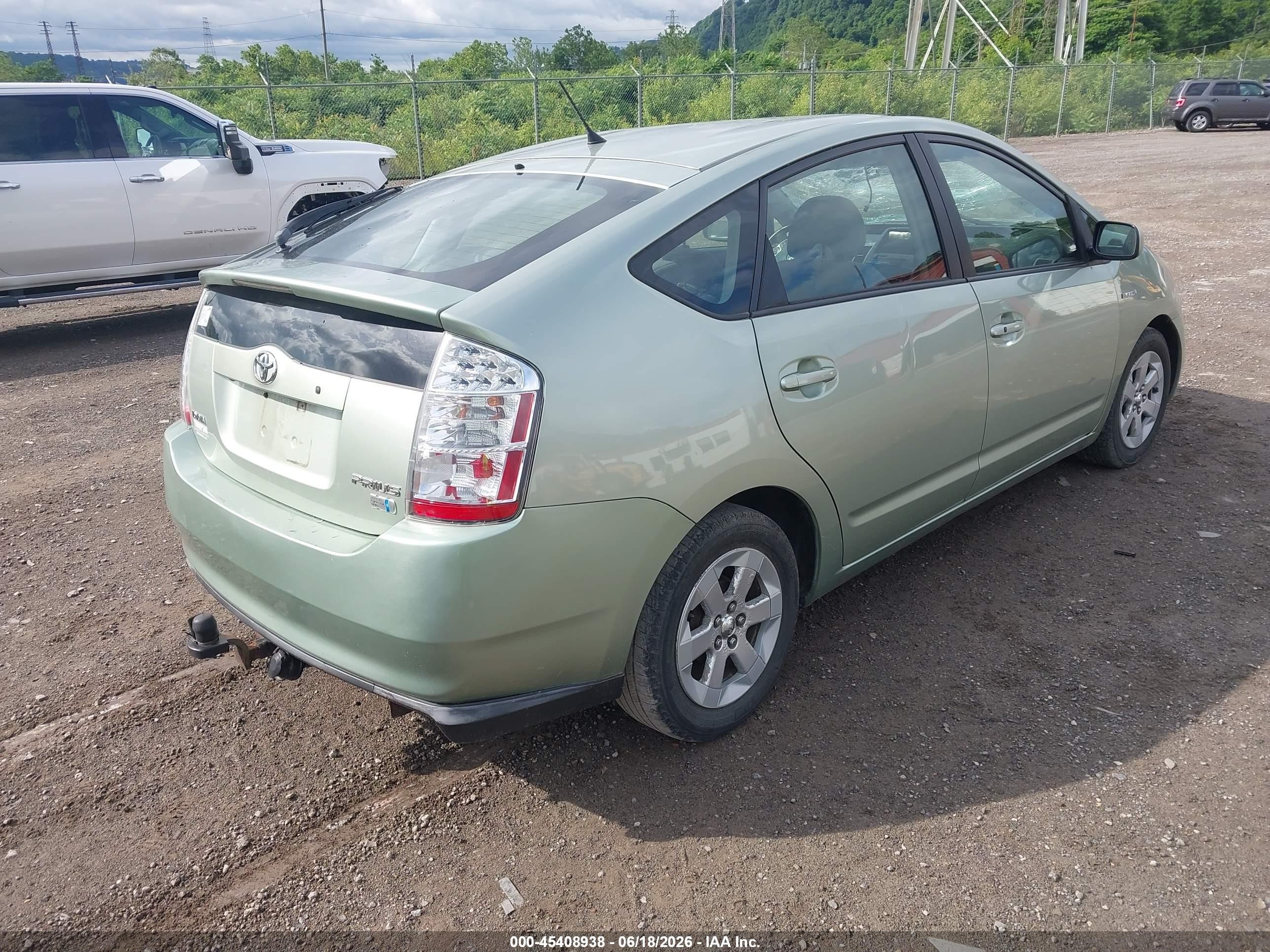 2008 Toyota Prius   Green vin: JTDKB20U783410287
