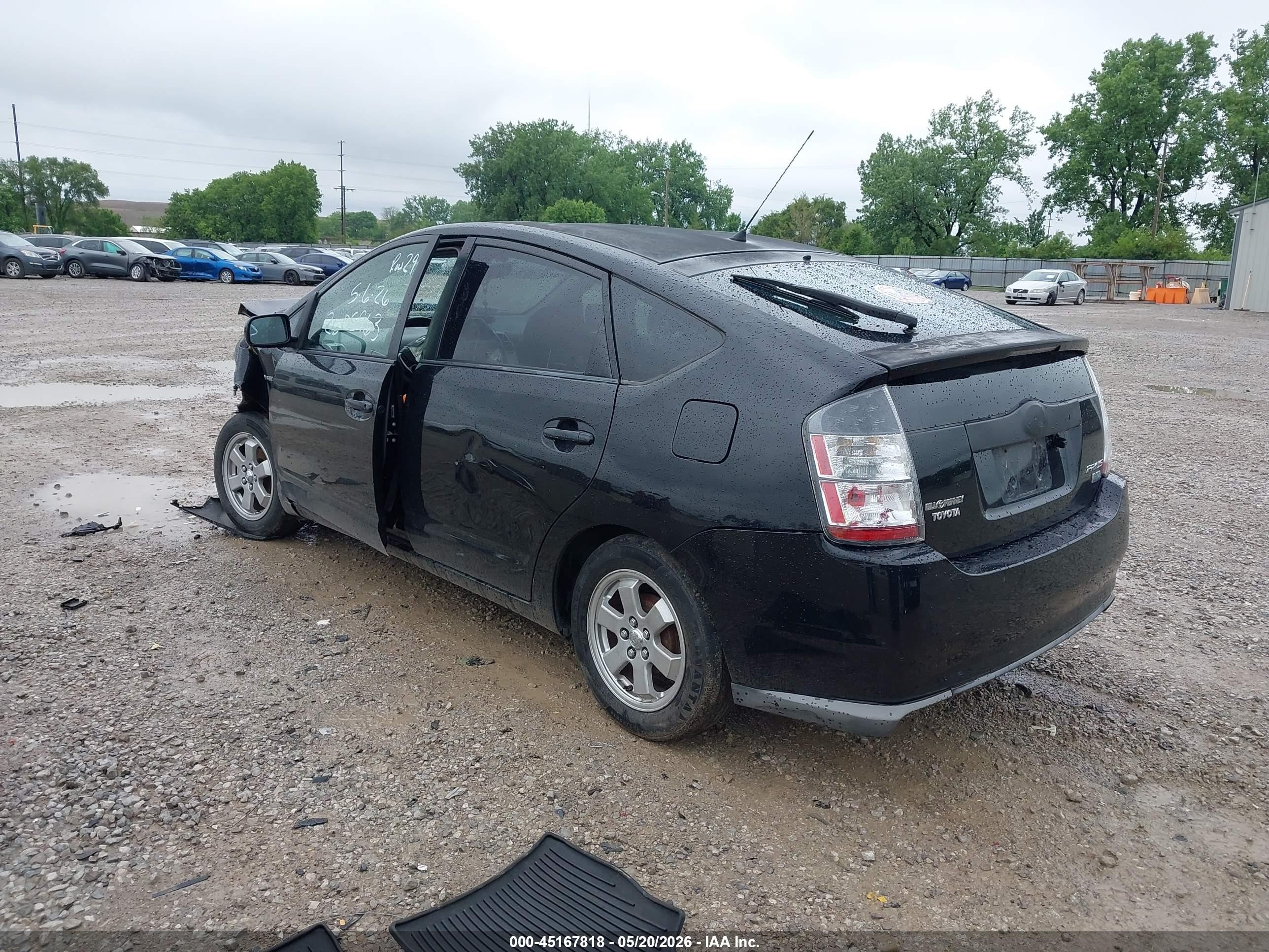 2008 Toyota Prius Standard Черный vin: JTDKB20U783434587