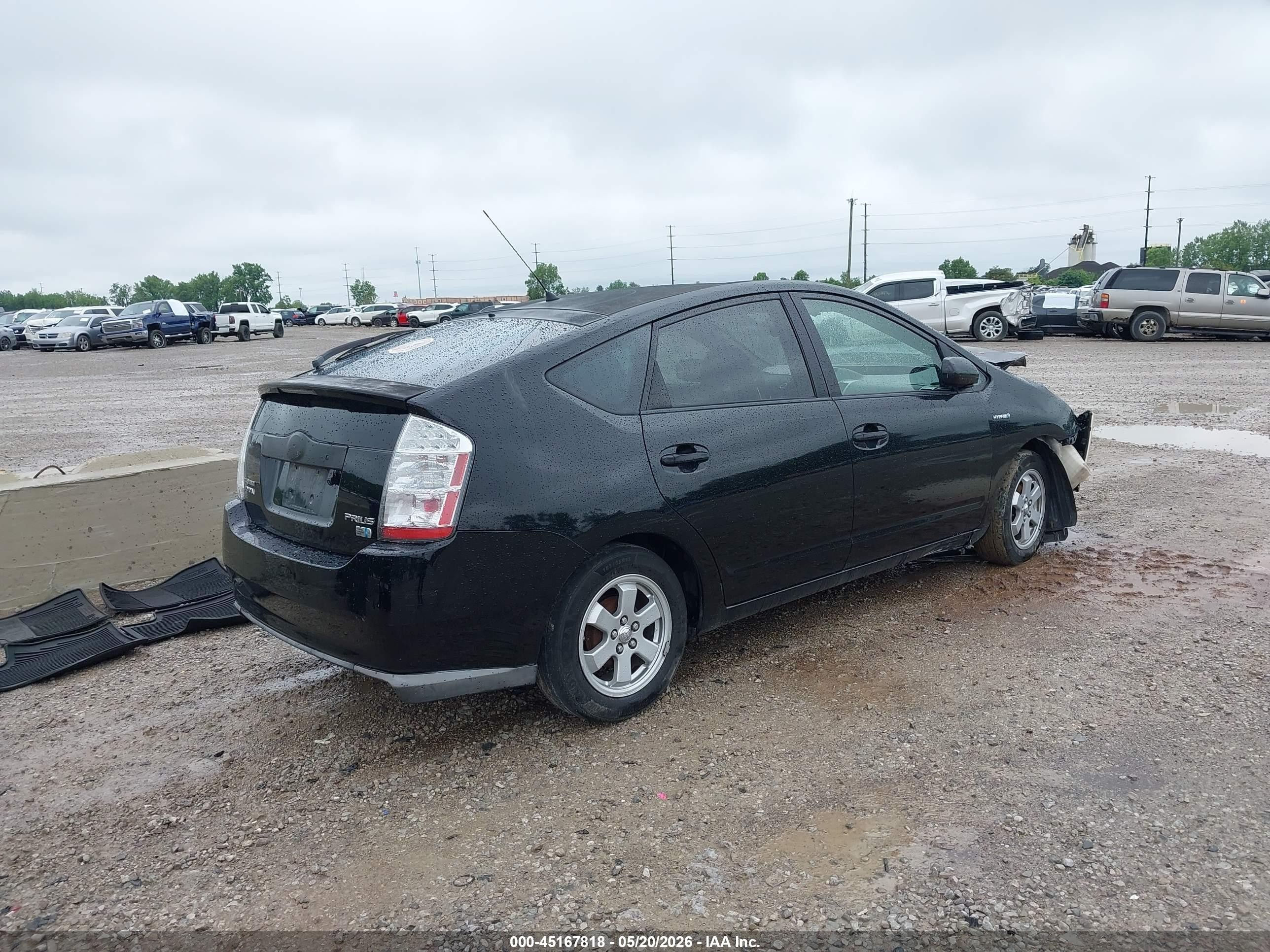 2008 Toyota Prius Standard Черный vin: JTDKB20U783434587