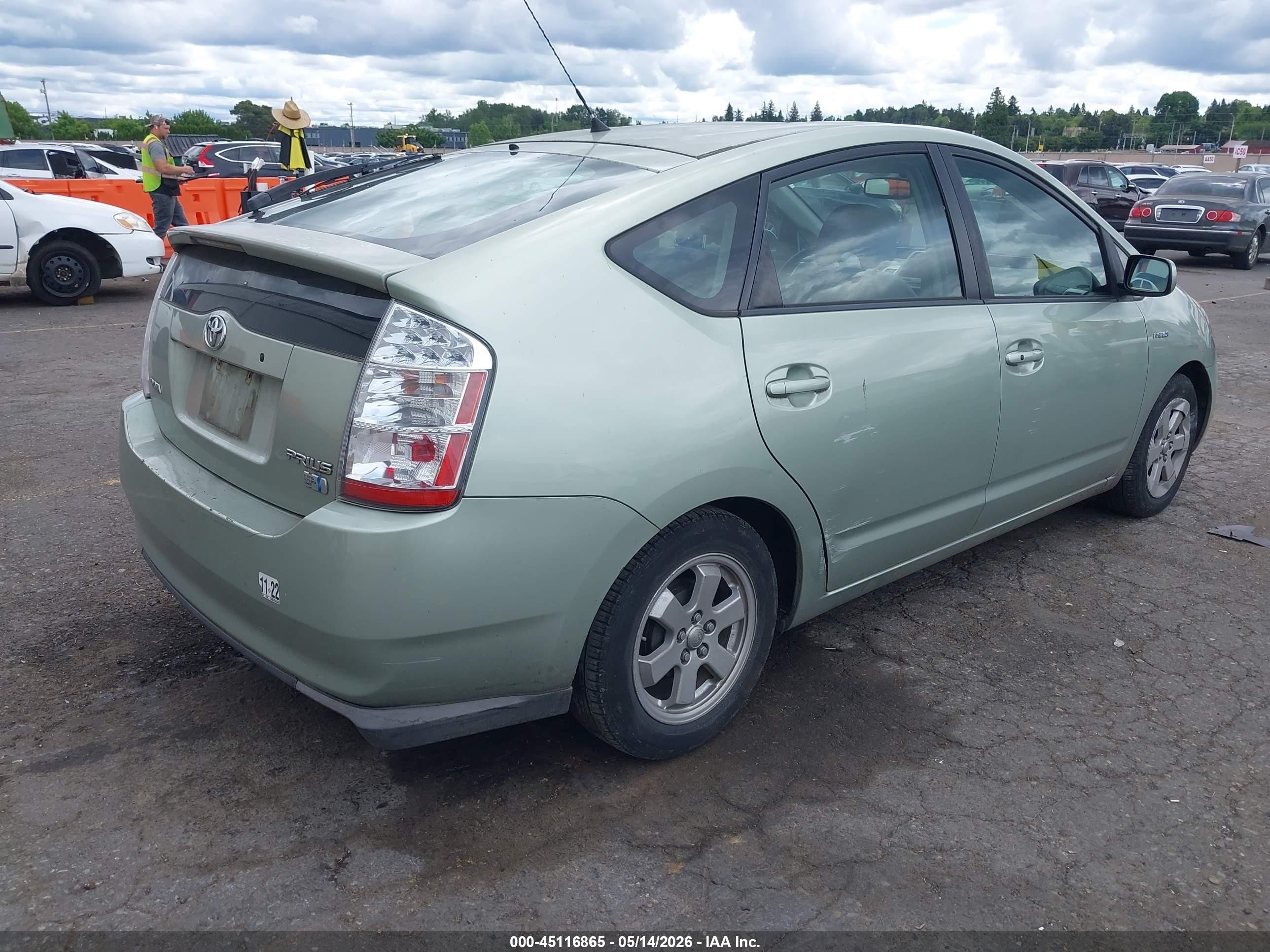 2008 Toyota Prius   Green vin: JTDKB20U783442558