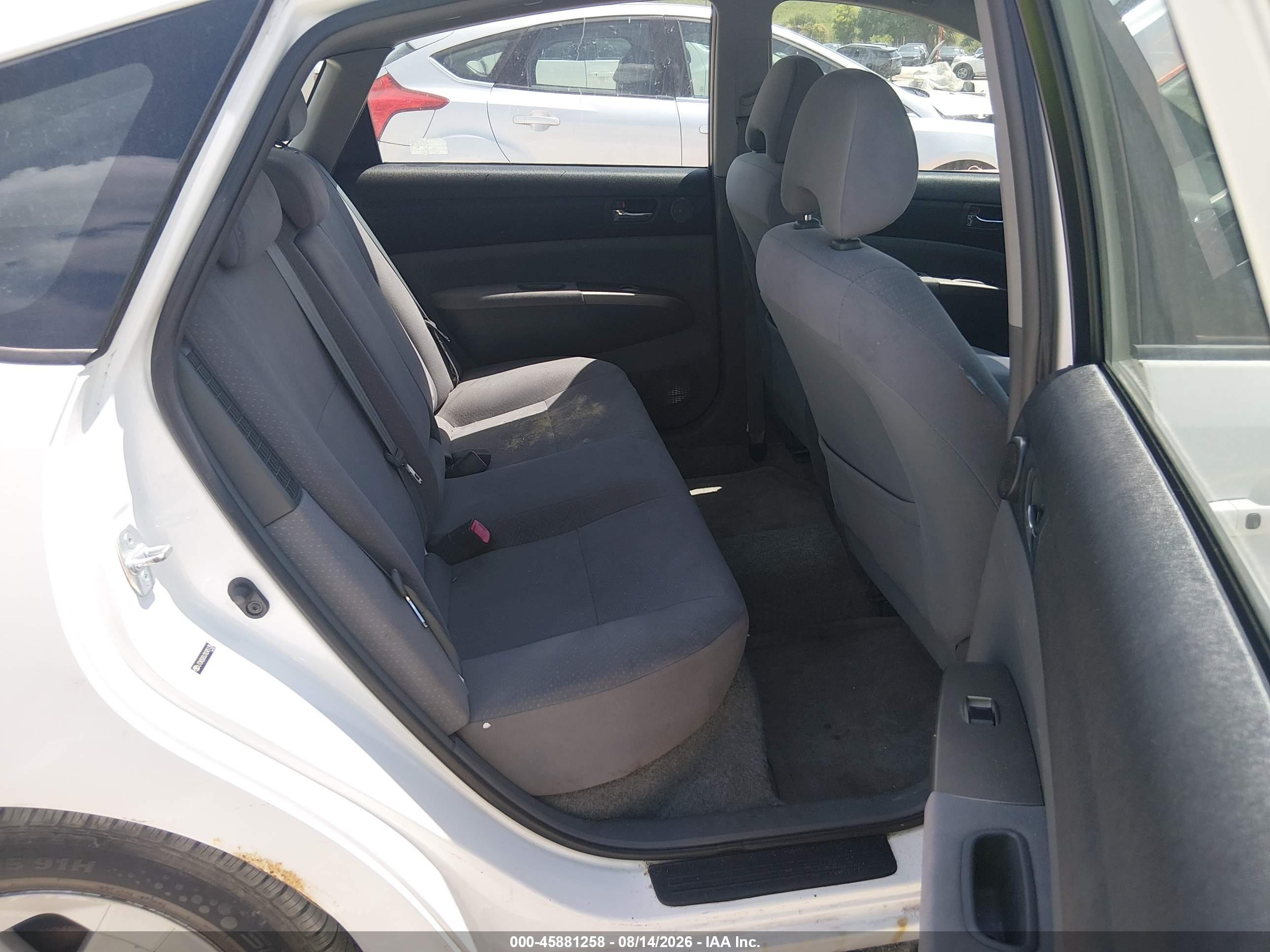 2008 Toyota Prius   White vin: JTDKB20U783451356
