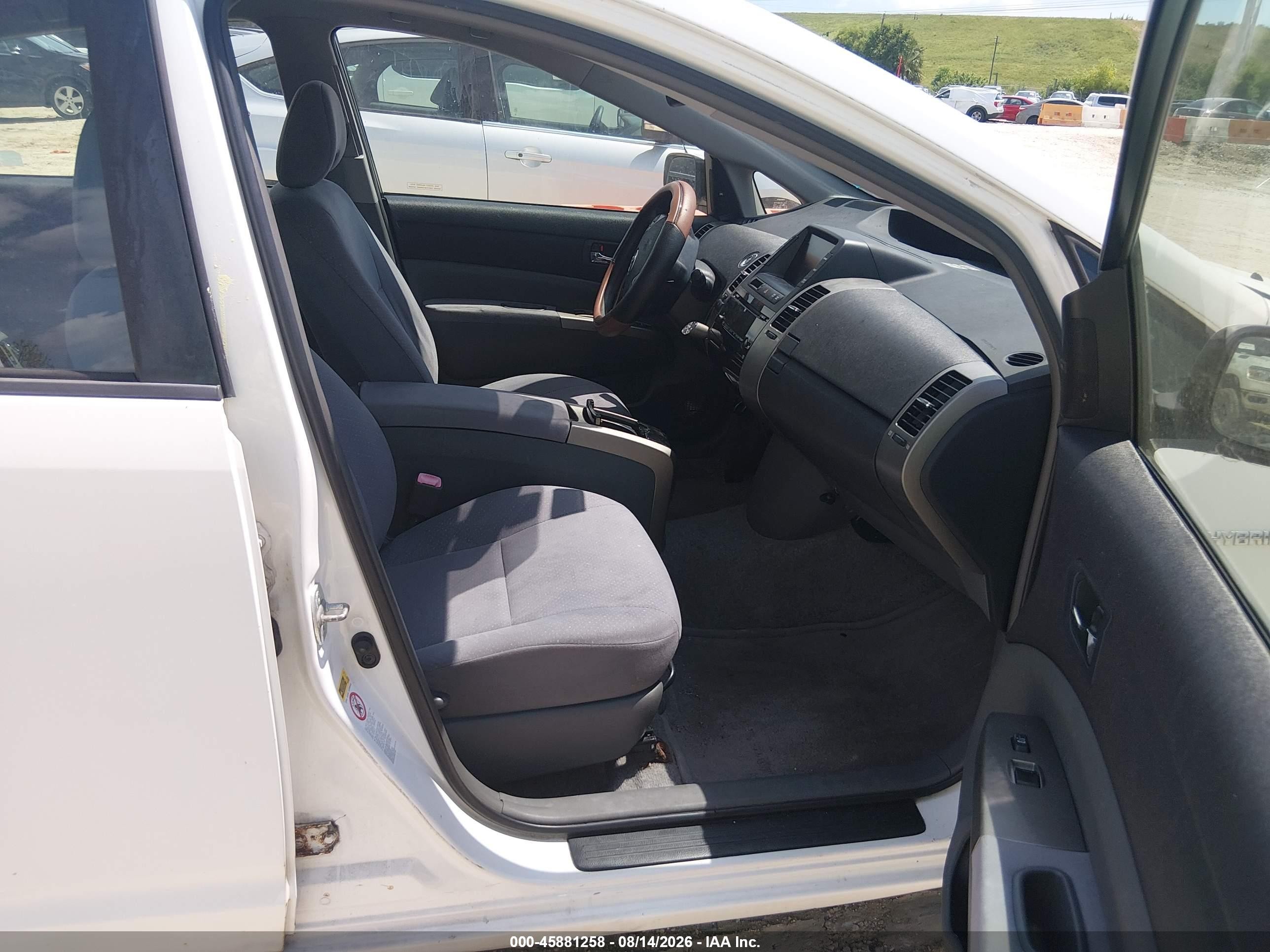 2008 Toyota Prius   White vin: JTDKB20U783451356