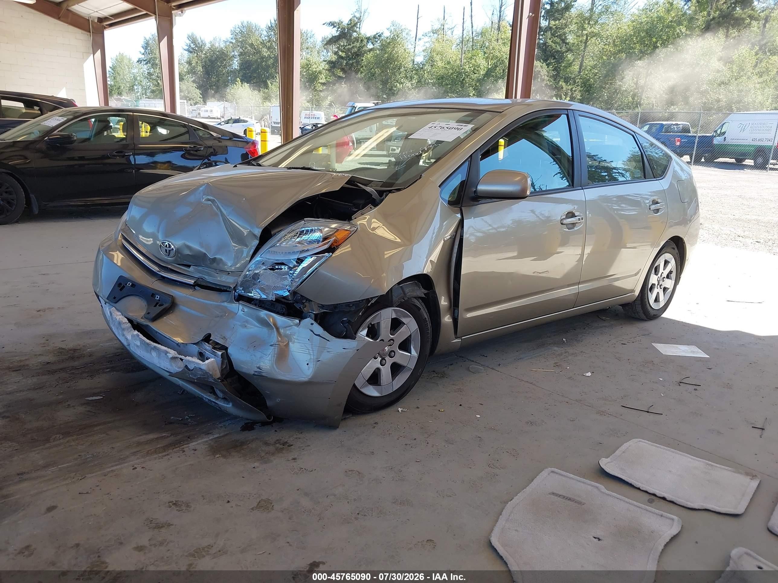 2008 Toyota Prius   Pewter vin: JTDKB20U783460493