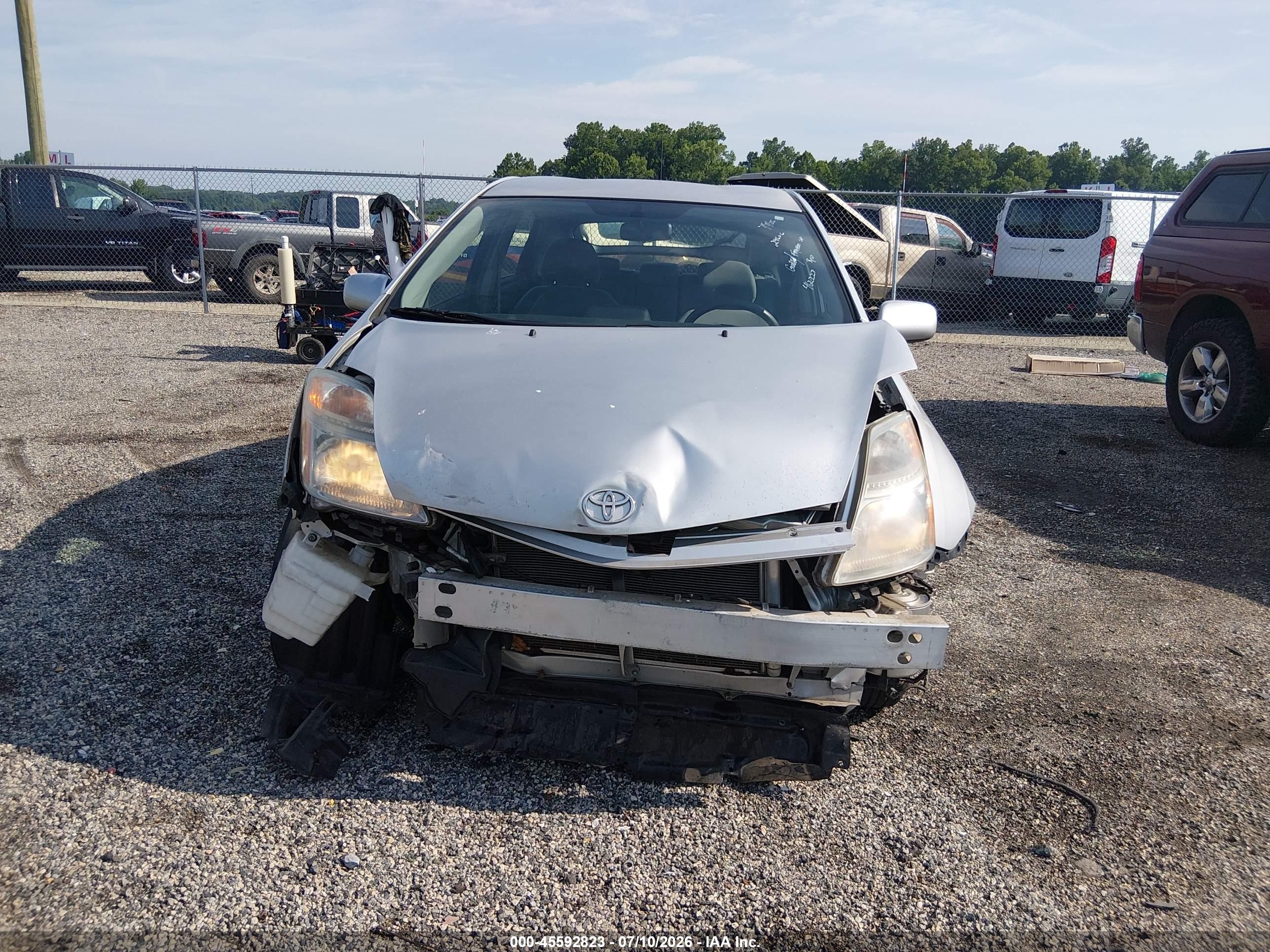 2008 Toyota Prius   Silver vin: JTDKB20U783462227