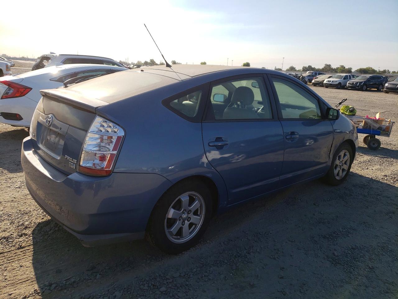 2008 Toyota Prius Base Blue vin: JTDKB20U787698644