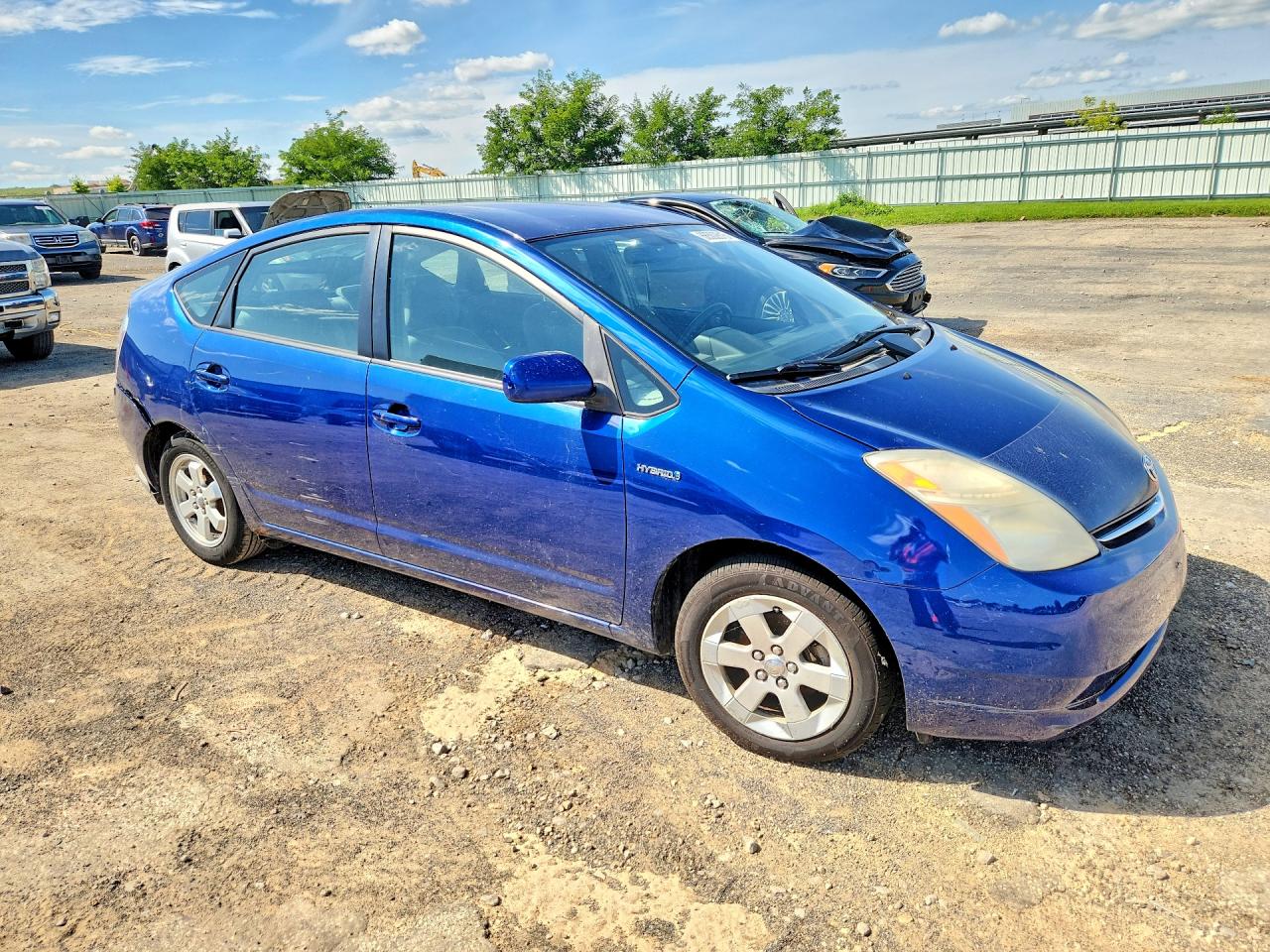 2008 Toyota Prius Base Blue vin: JTDKB20U787703244