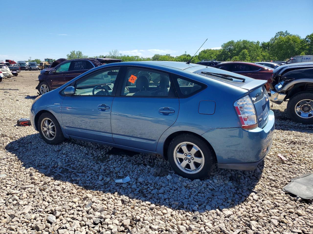 2008 Toyota Prius Base Blue vin: JTDKB20U787703406