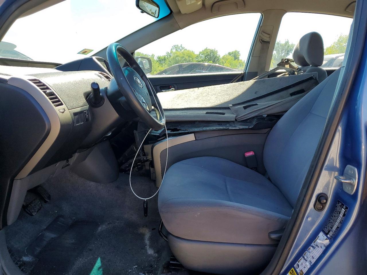 2008 Toyota Prius Base Blue vin: JTDKB20U787703406