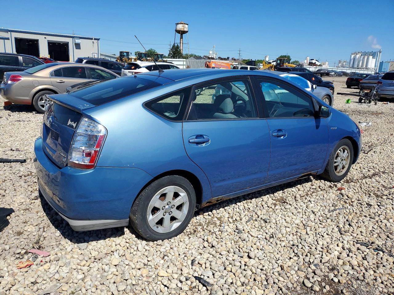 2008 Toyota Prius Base Blue vin: JTDKB20U787703406