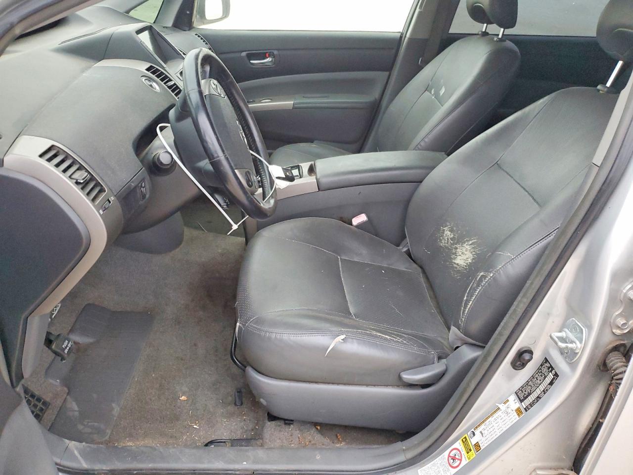 2008 Toyota Prius Base Silver vin: JTDKB20U787728547