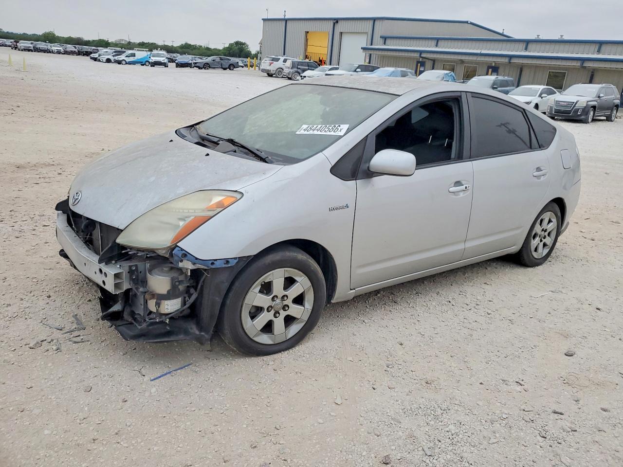 2008 Toyota Prius Base Silver vin: JTDKB20U787728547