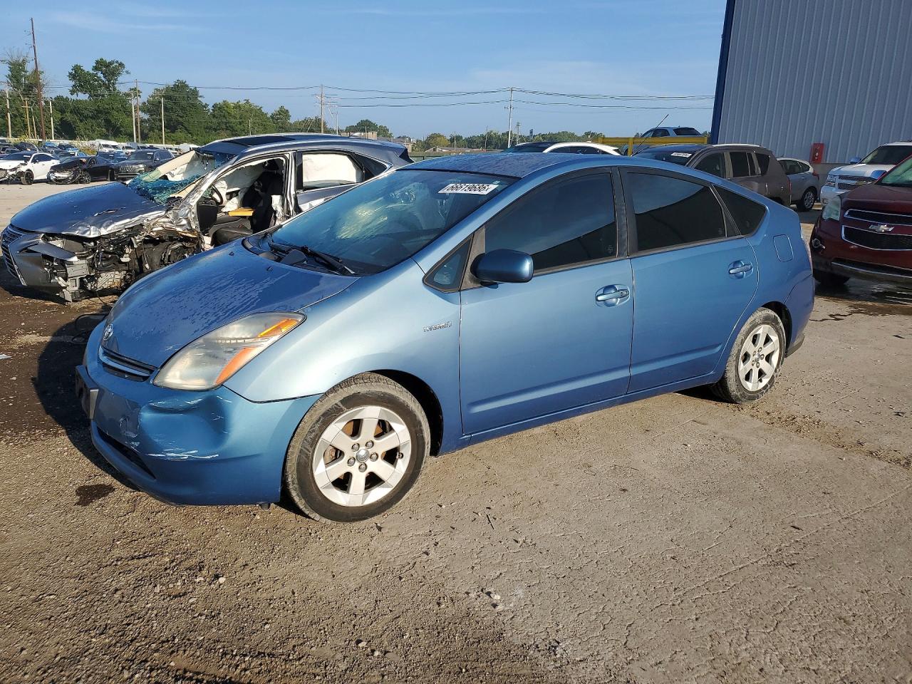2008 Toyota Prius Base Blue vin: JTDKB20U787730895