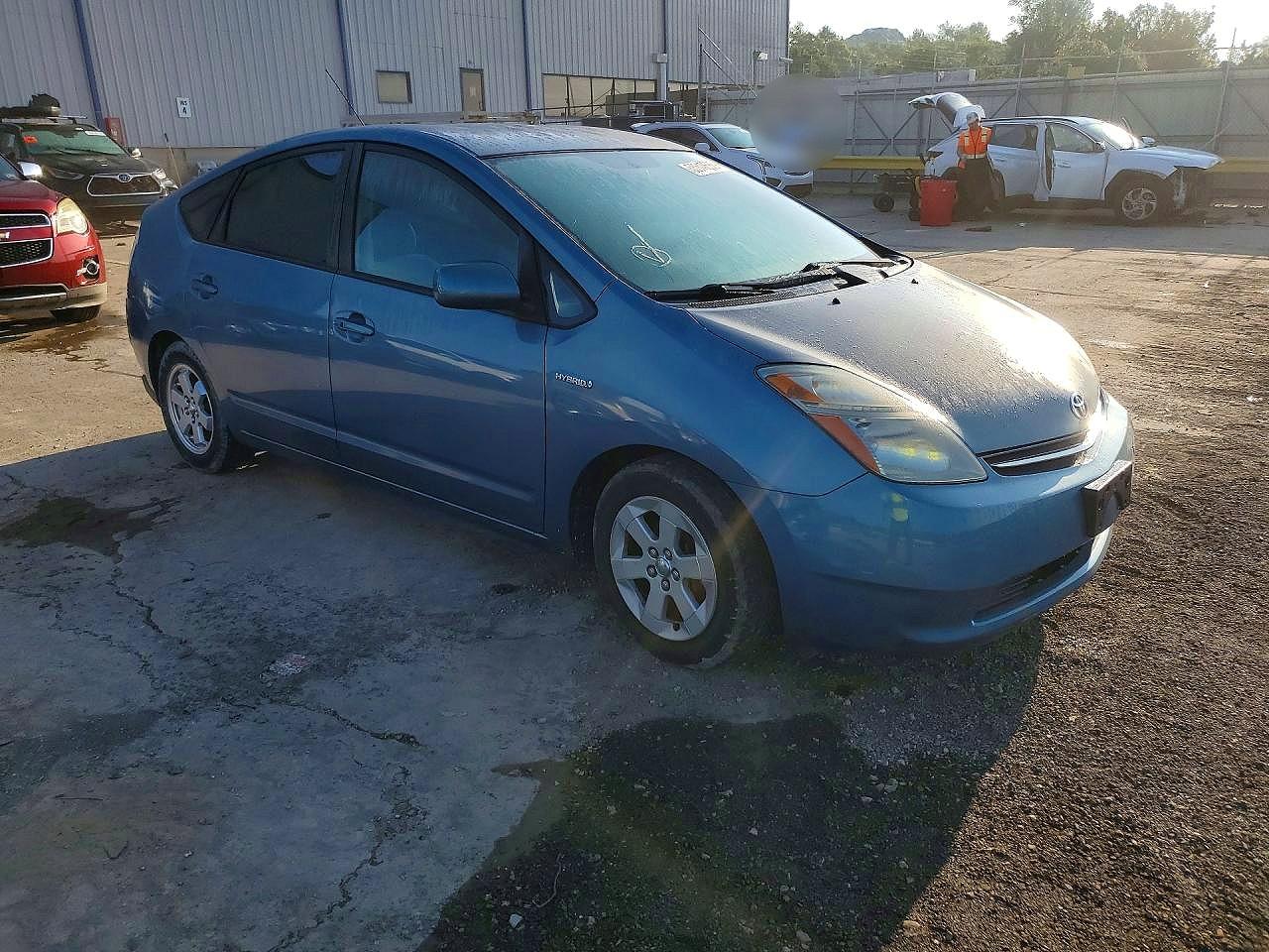2008 Toyota Prius Base Blue vin: JTDKB20U787730895