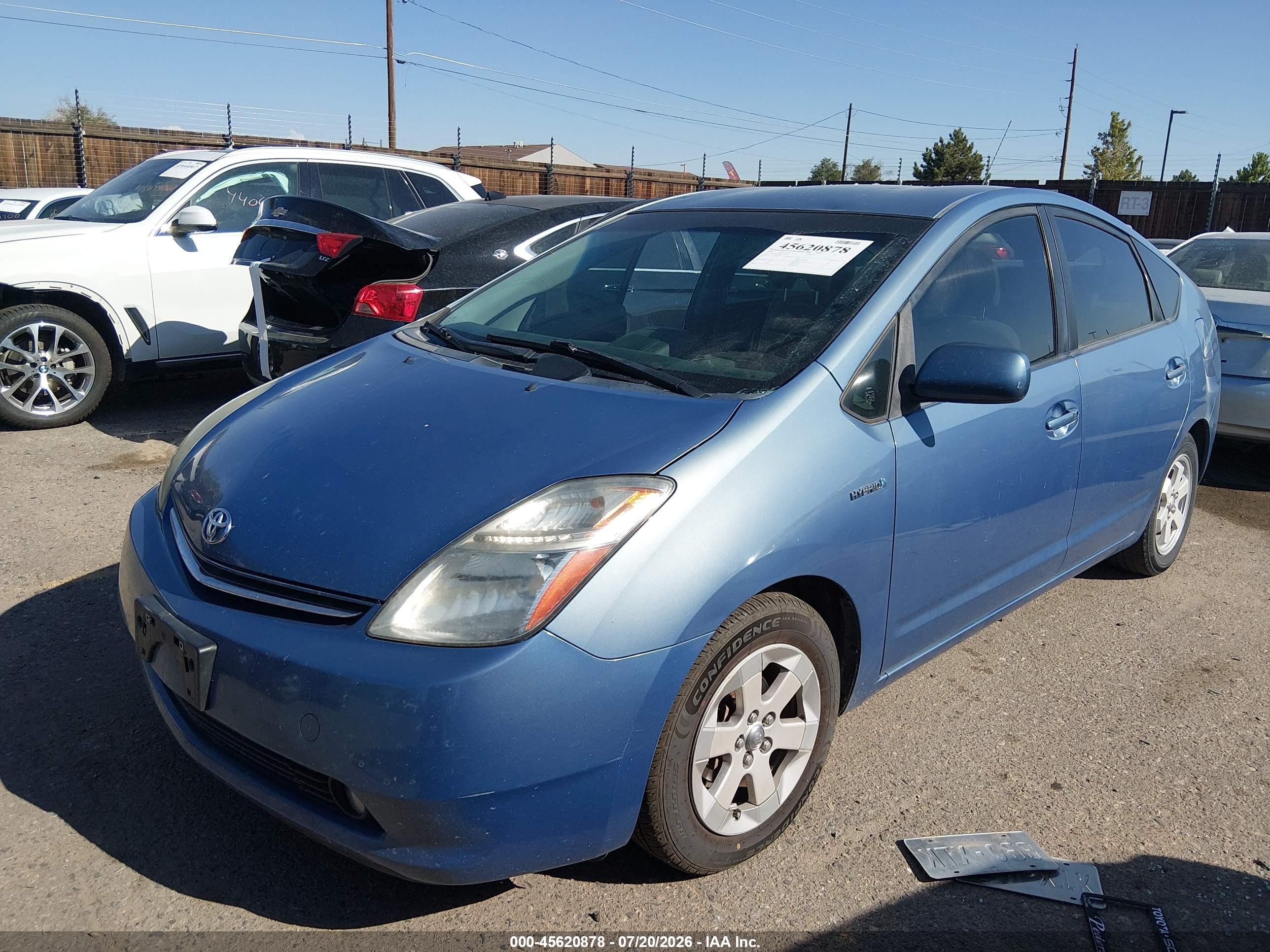 2008 Toyota Prius   Синий vin: JTDKB20U787733621