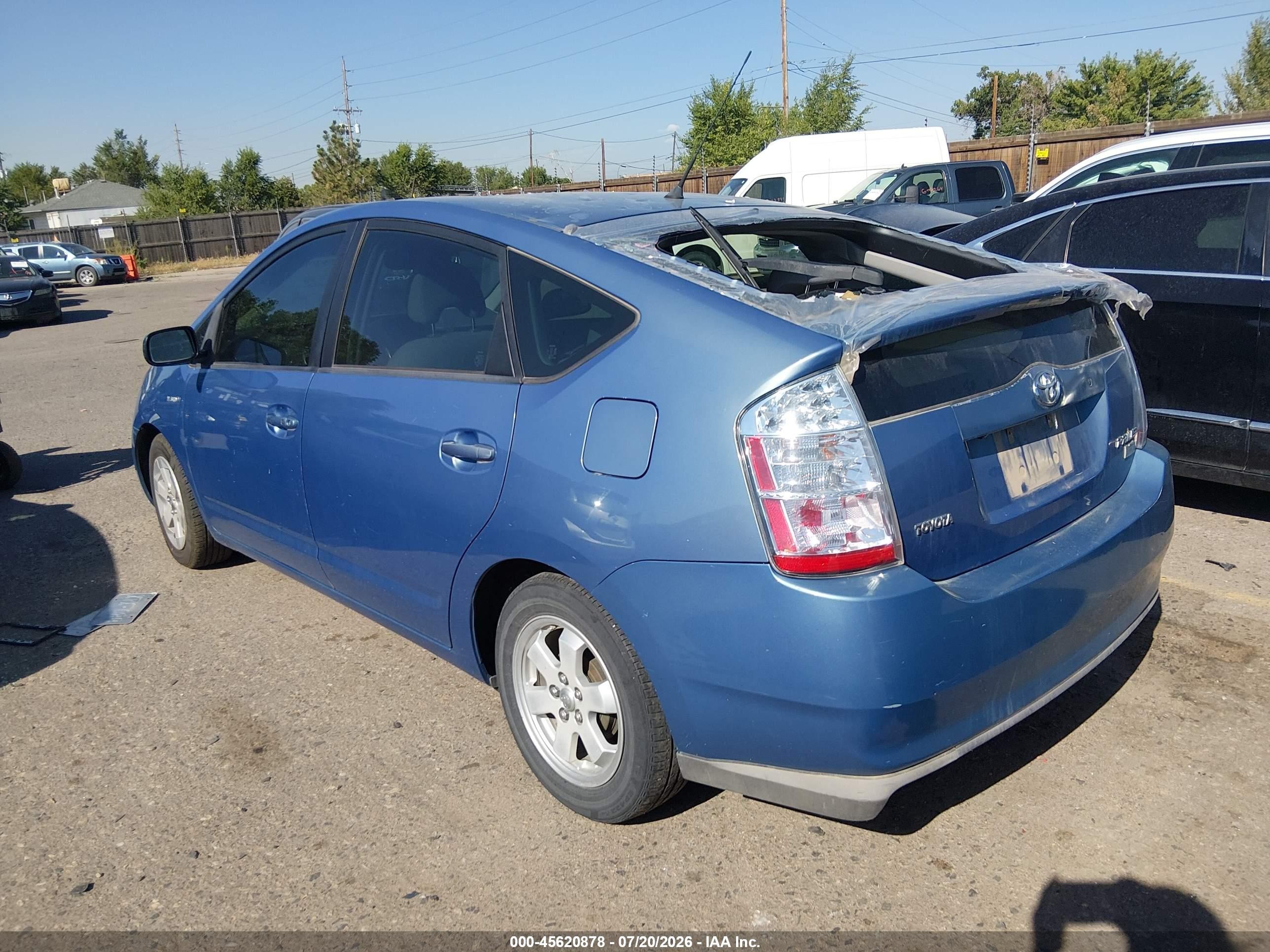 2008 Toyota Prius   Синий vin: JTDKB20U787733621