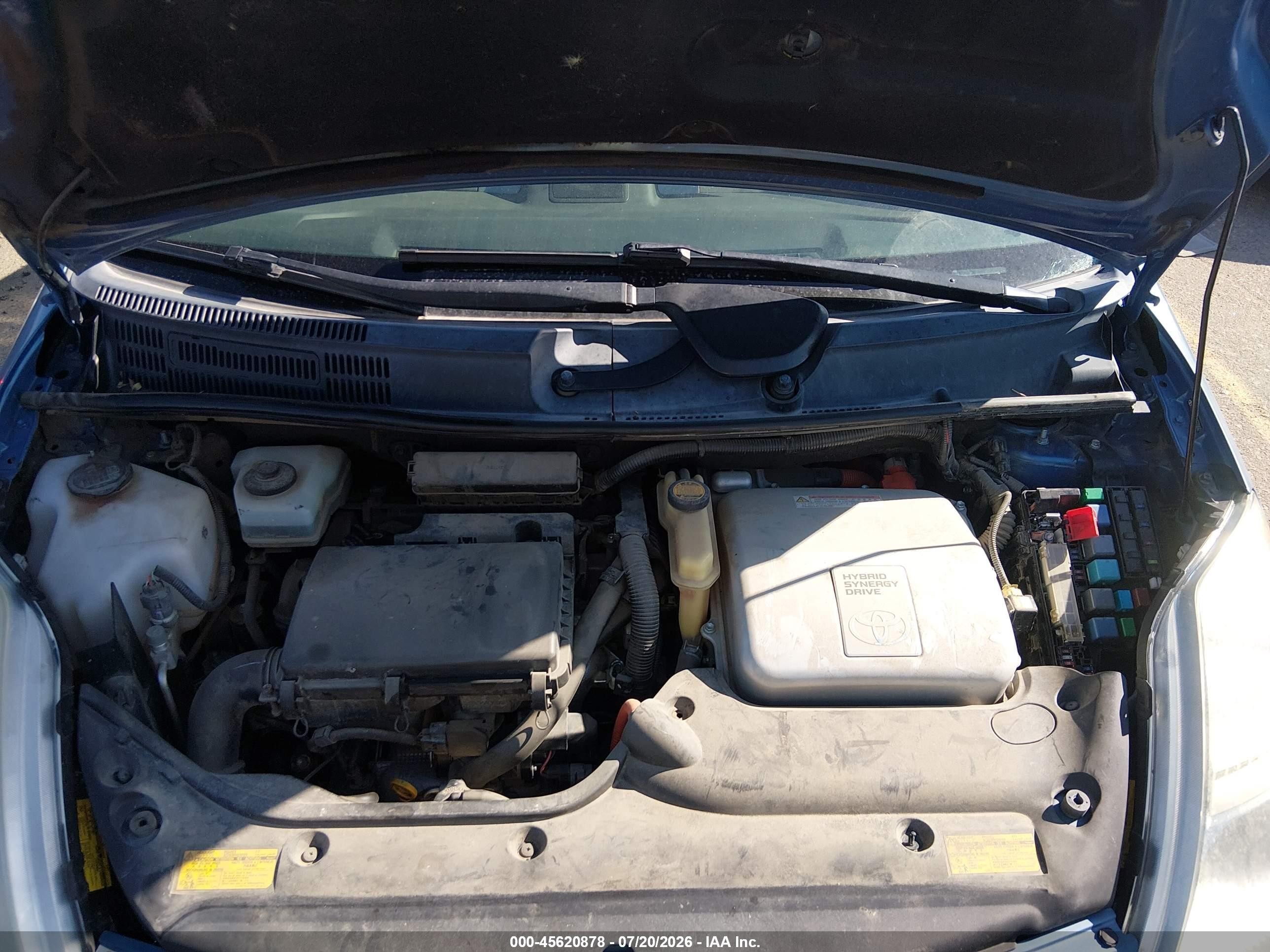 2008 Toyota Prius   Синий vin: JTDKB20U787733621