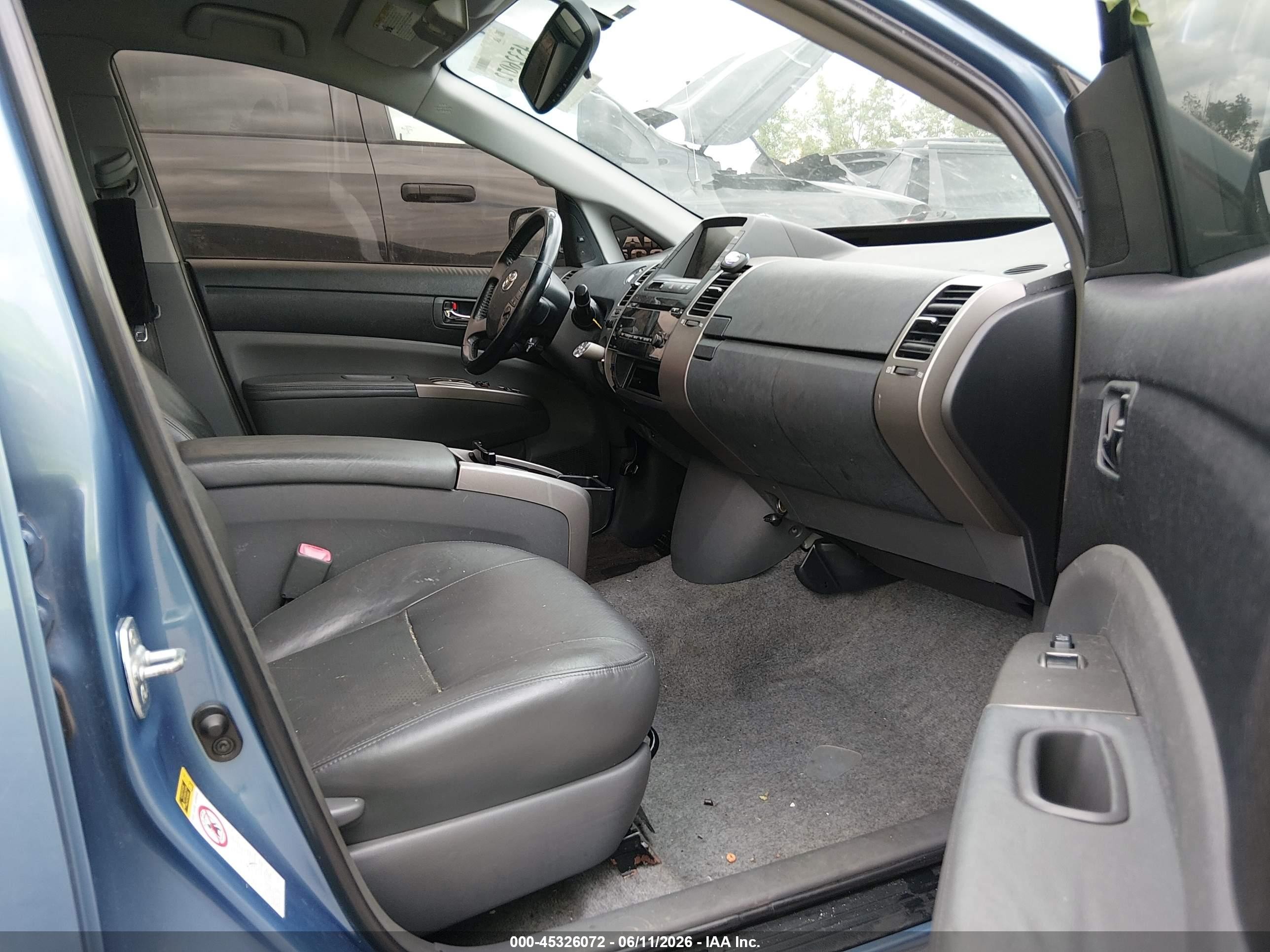 2008 Toyota Prius Touring Blue vin: JTDKB20U787759796