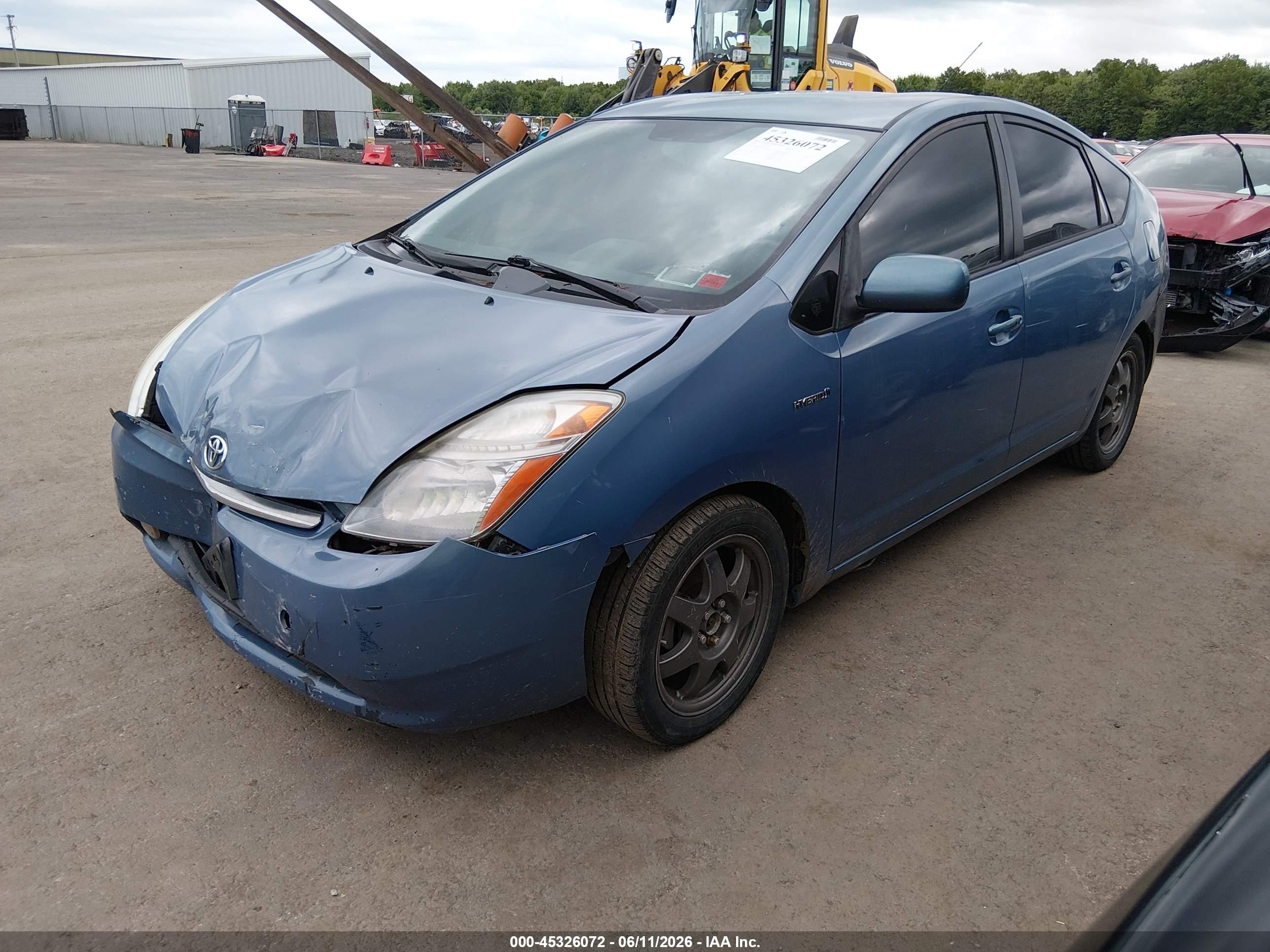2008 Toyota Prius Touring Blue vin: JTDKB20U787759796
