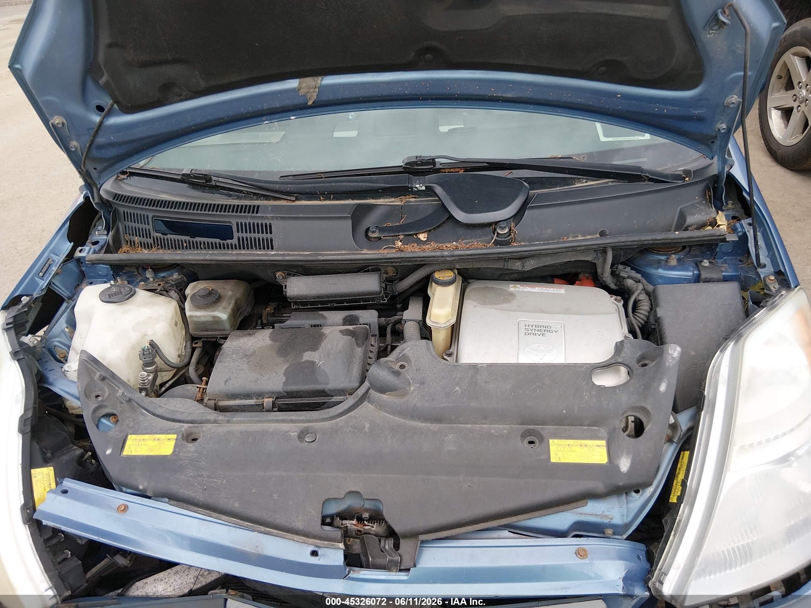 2008 Toyota Prius Touring Blue vin: JTDKB20U787759796